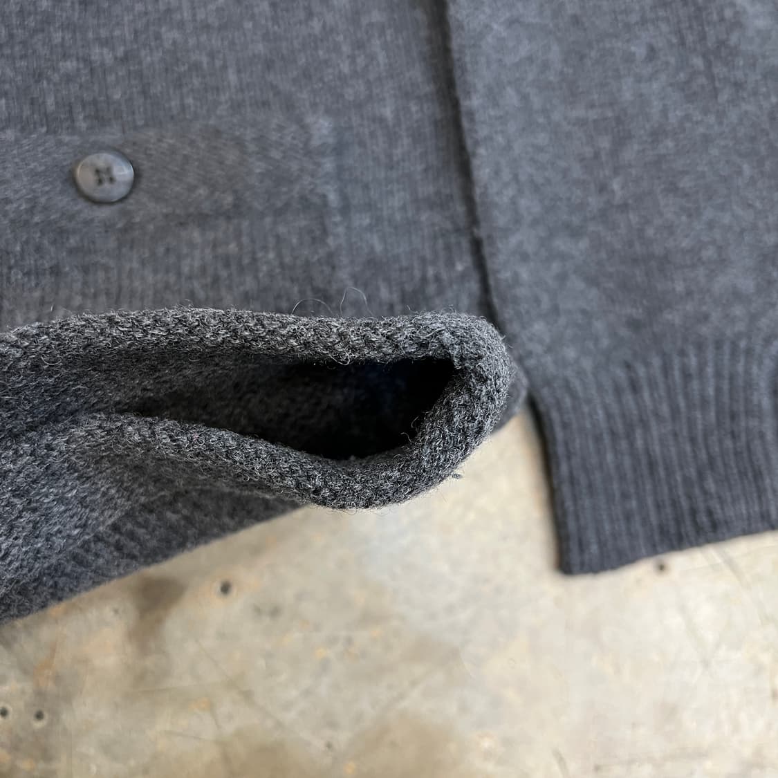 Papas 울 오버핏 가디건 상품이미지4