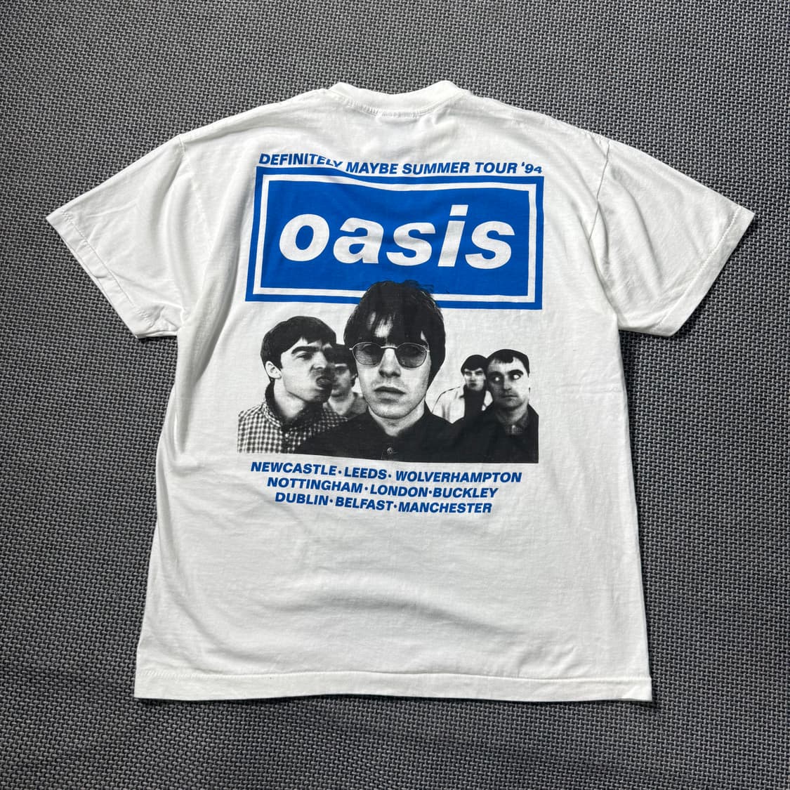 새상품) 오아시스 락밴드 프린팅 티셔츠 (L/XL) 상품이미지8