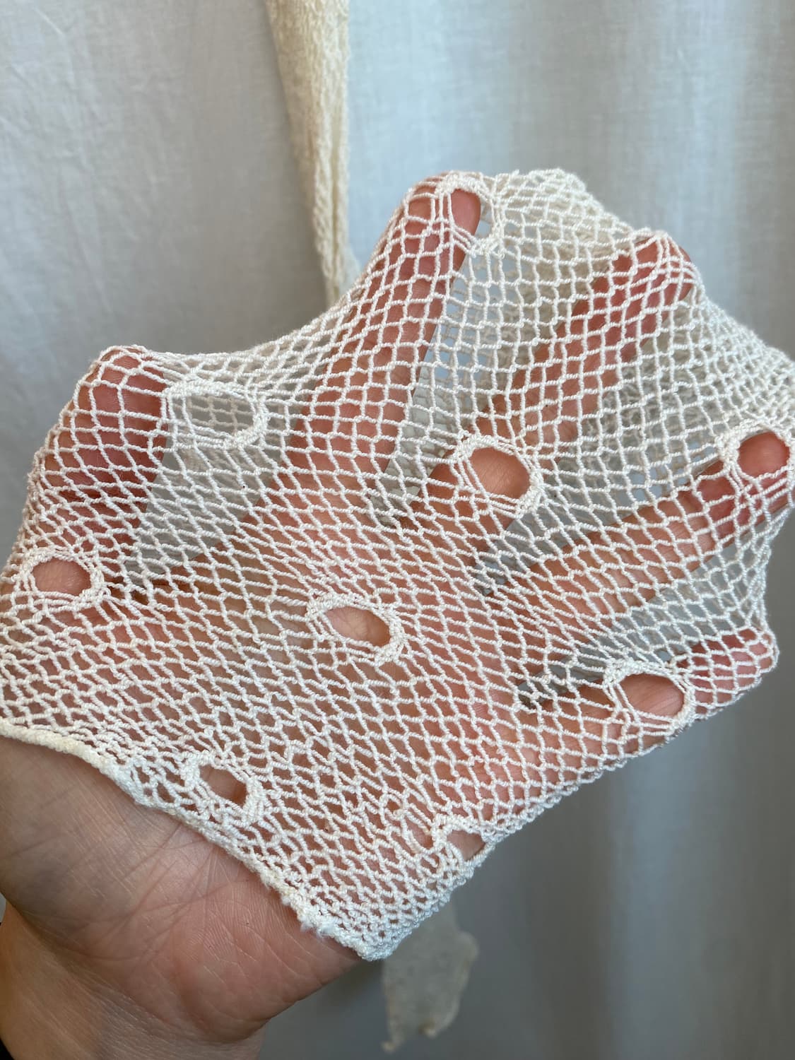 아이보리 레이스 워머/새상품 상품이미지3