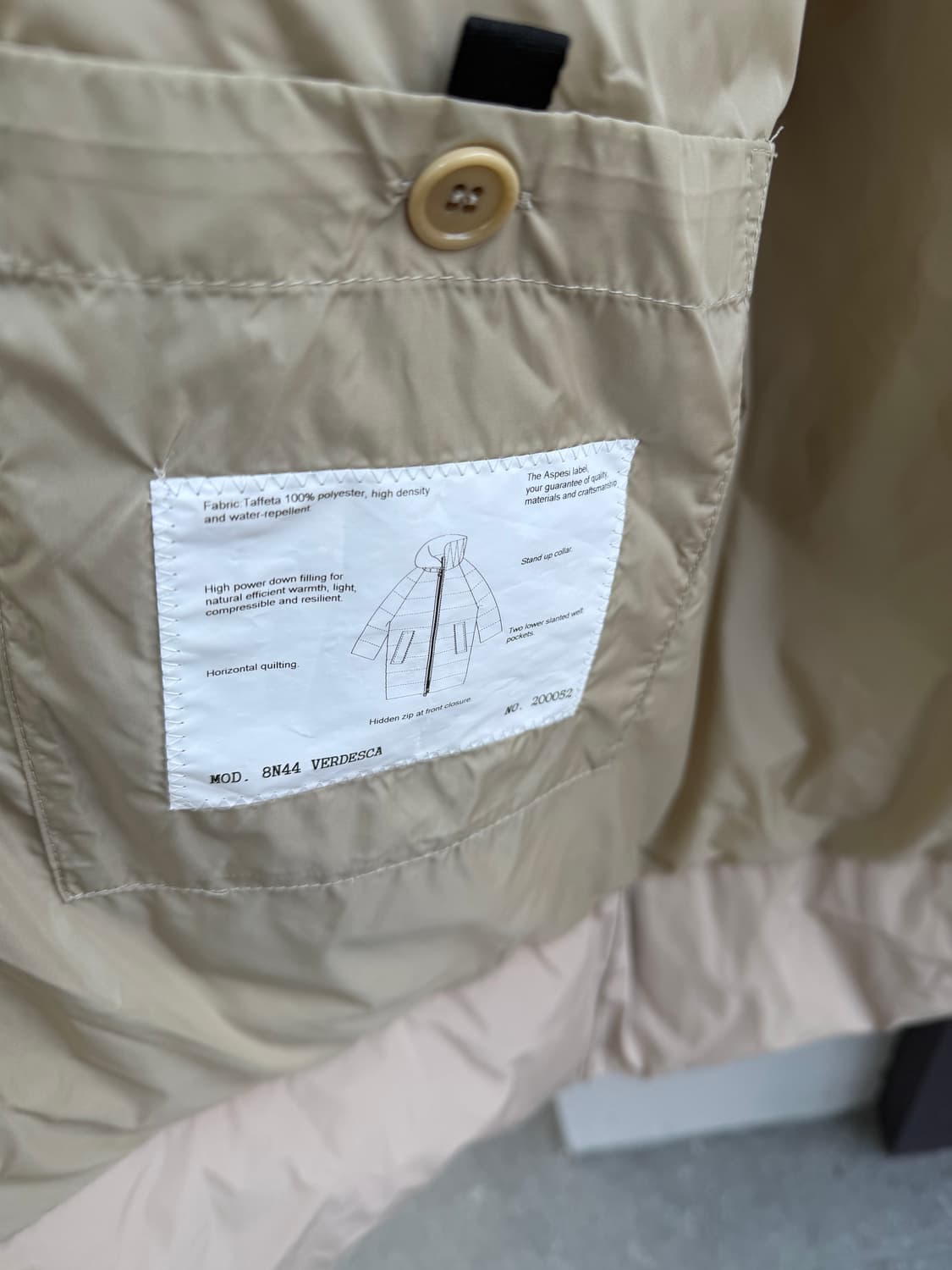 1/ 아스페시 다운 롱패딩 점퍼 상품이미지5