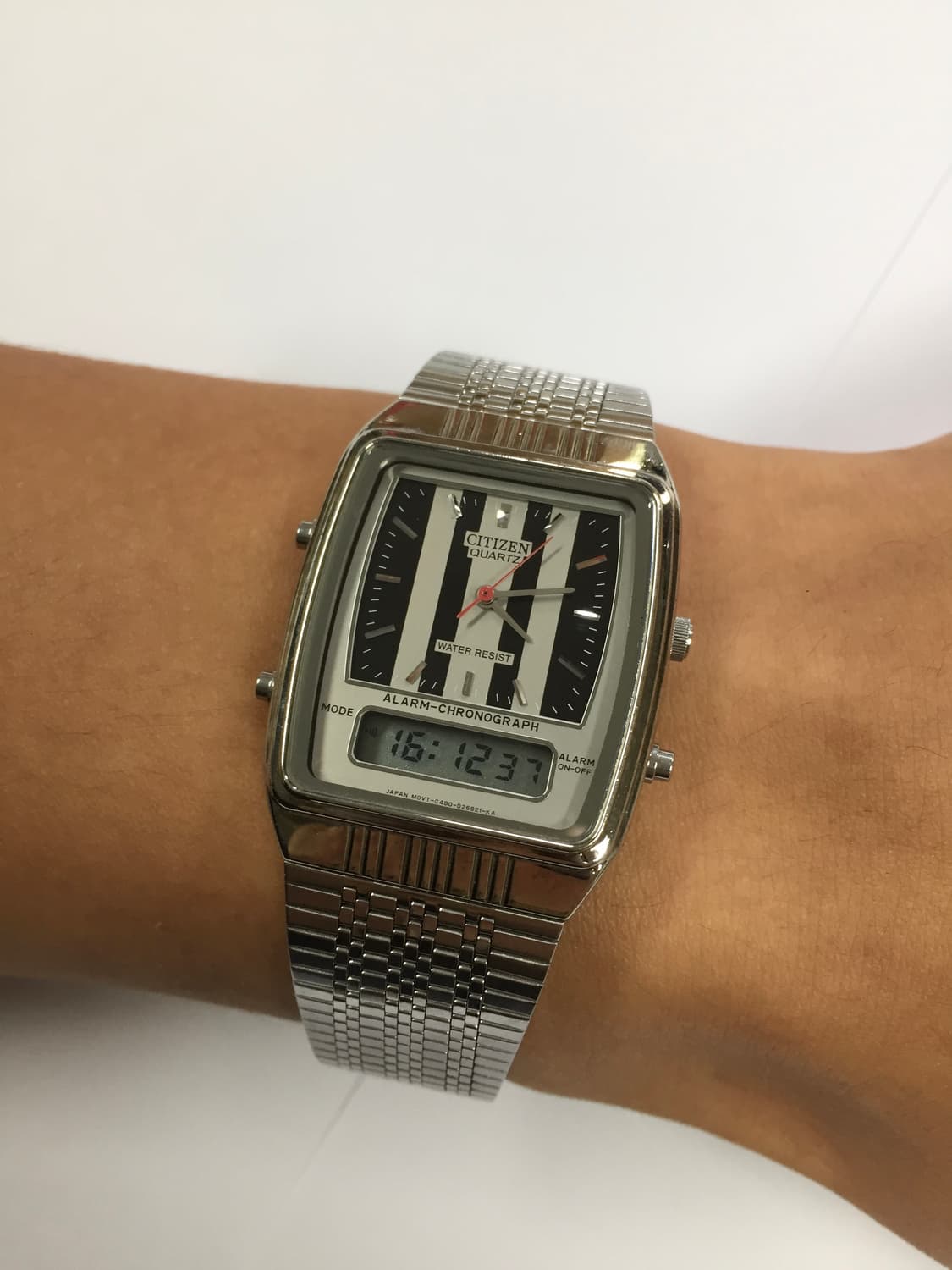 80s citizen stripe ana-digi quartz 상품이미지3