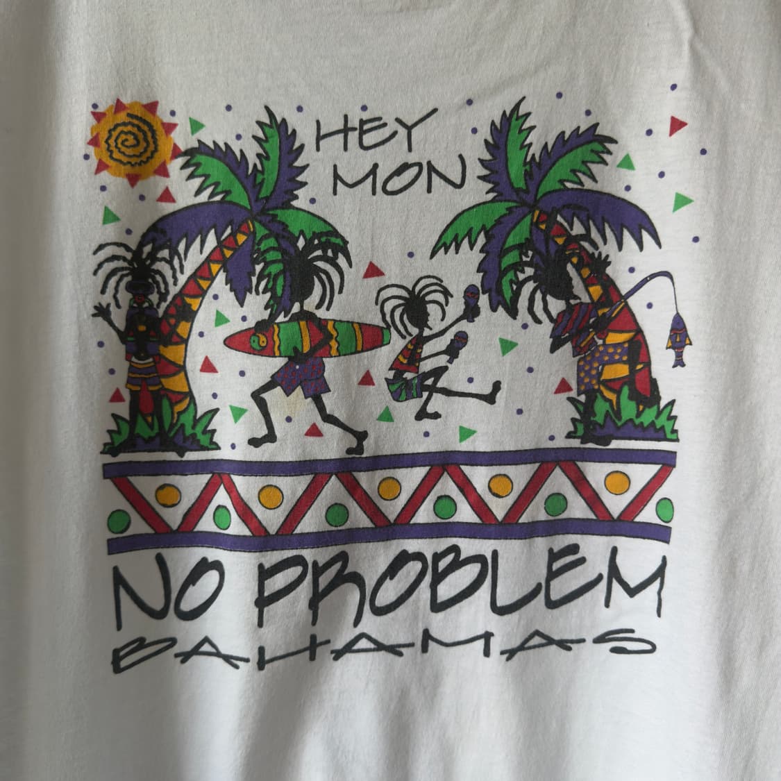 90s bahamas no problem 빈티지 티셔츠 상품이미지2