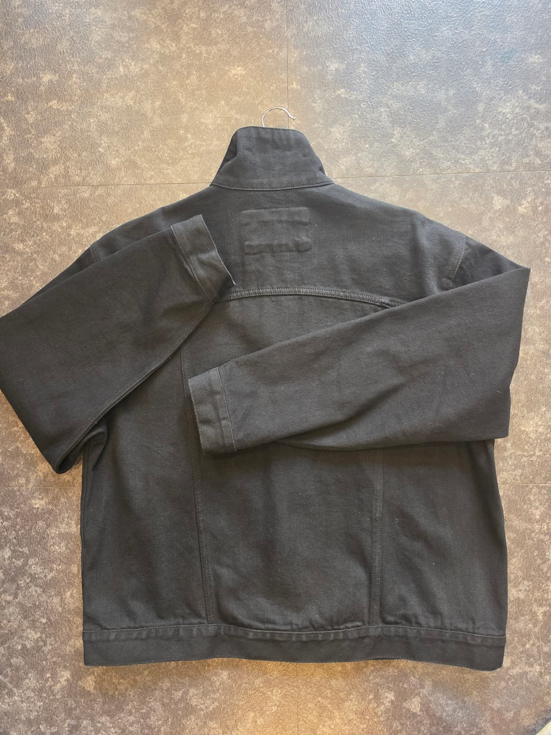 유니폼브릿지 블랙 데님 트러커 자켓 - XL 상품이미지7