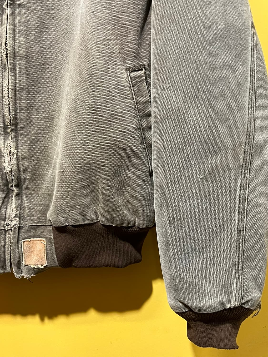 00's [XL] 칼하트 산타페 워크자켓 빈티지 페이드 디스트로이드 상품이미지7