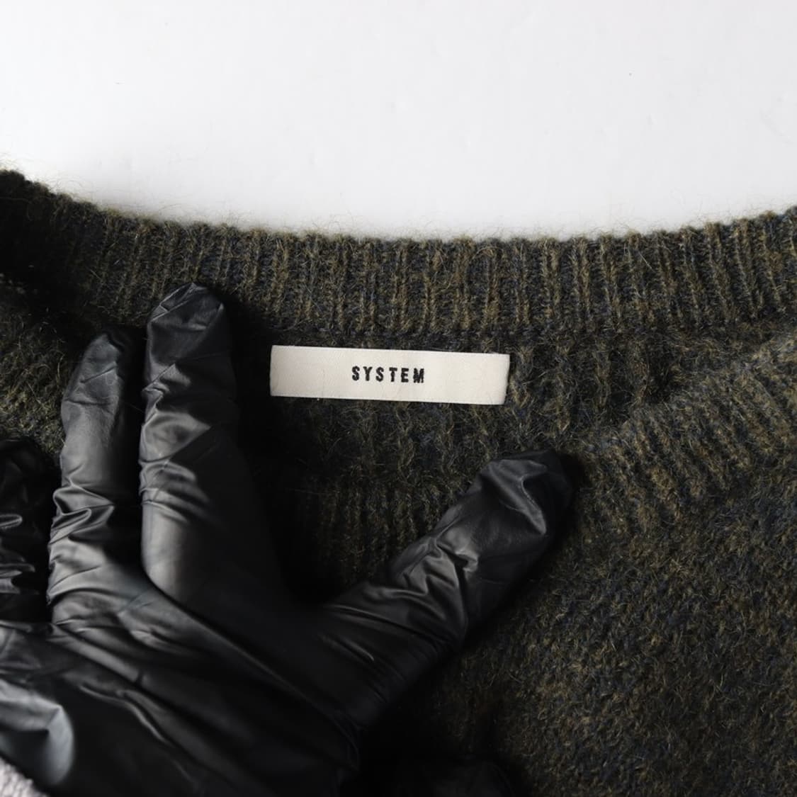 SYSTEM 앙고라 모헤어 혼방 루즈핏 니트 스웨터 90 상품이미지5