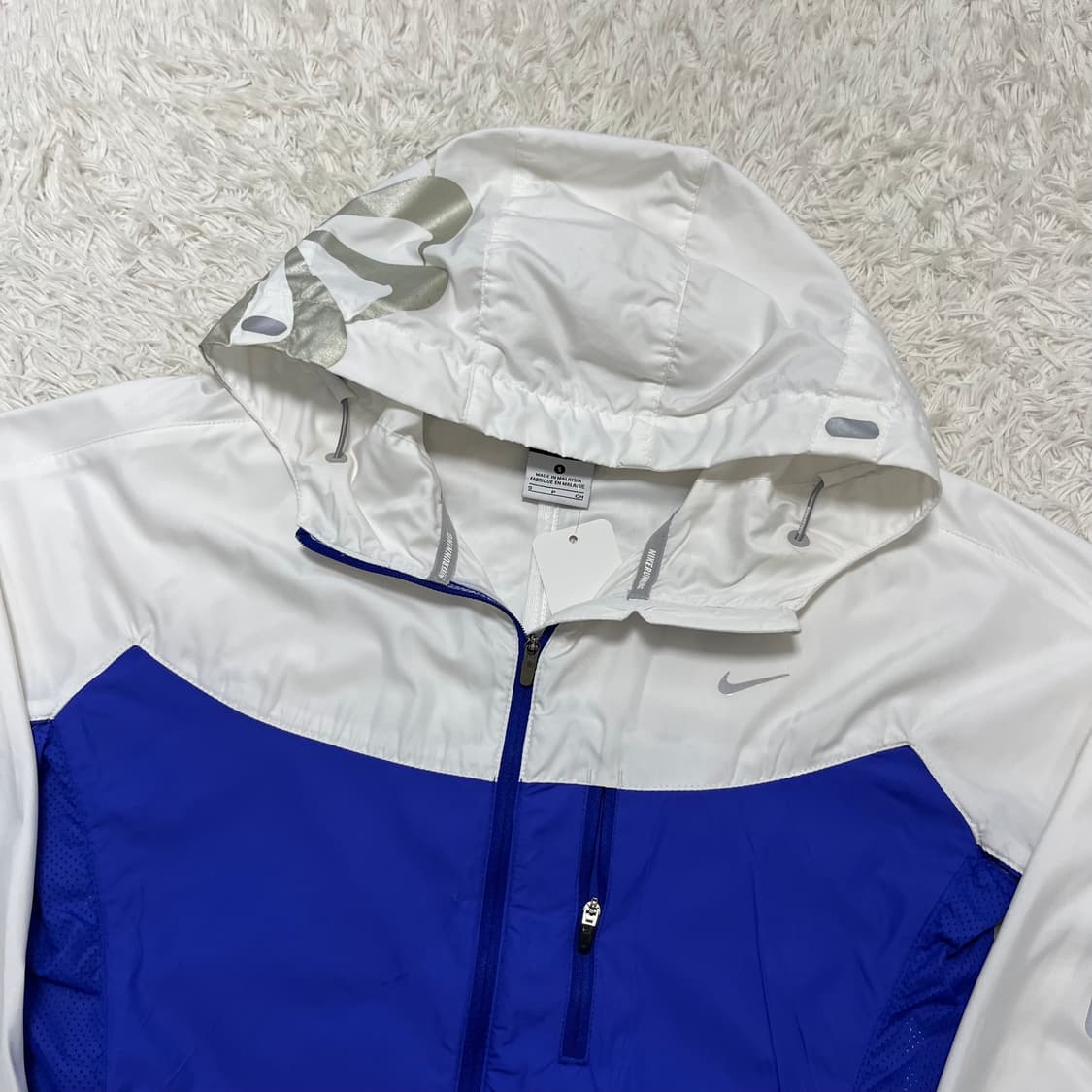 Nike blue running windbreaker 상품이미지6