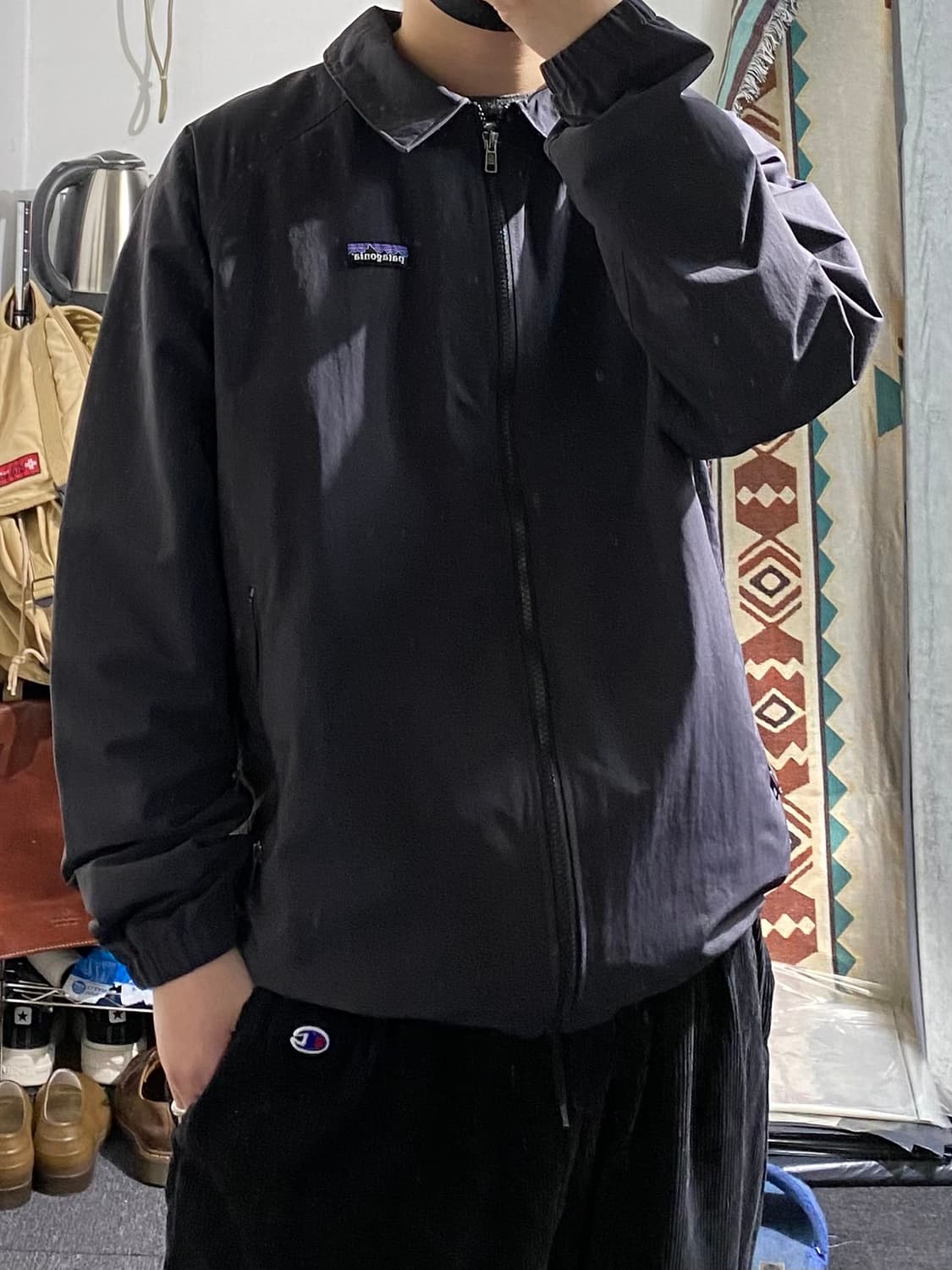 [L] Patagonia 파타고니아 나일론 집업 자켓 상품이미지9
