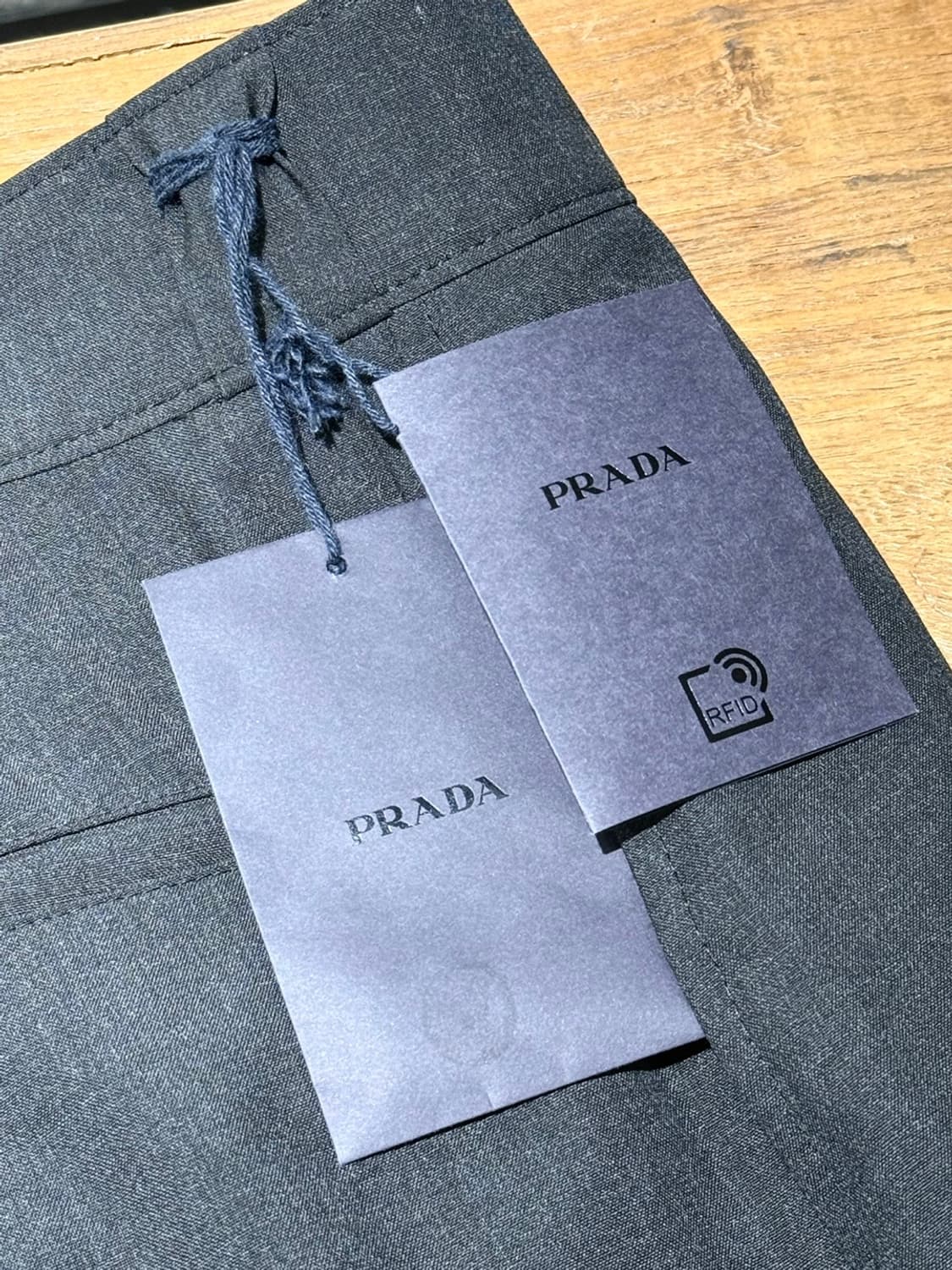 프라다 블랙 버진 울 슬랙스 팬츠 상품이미지10