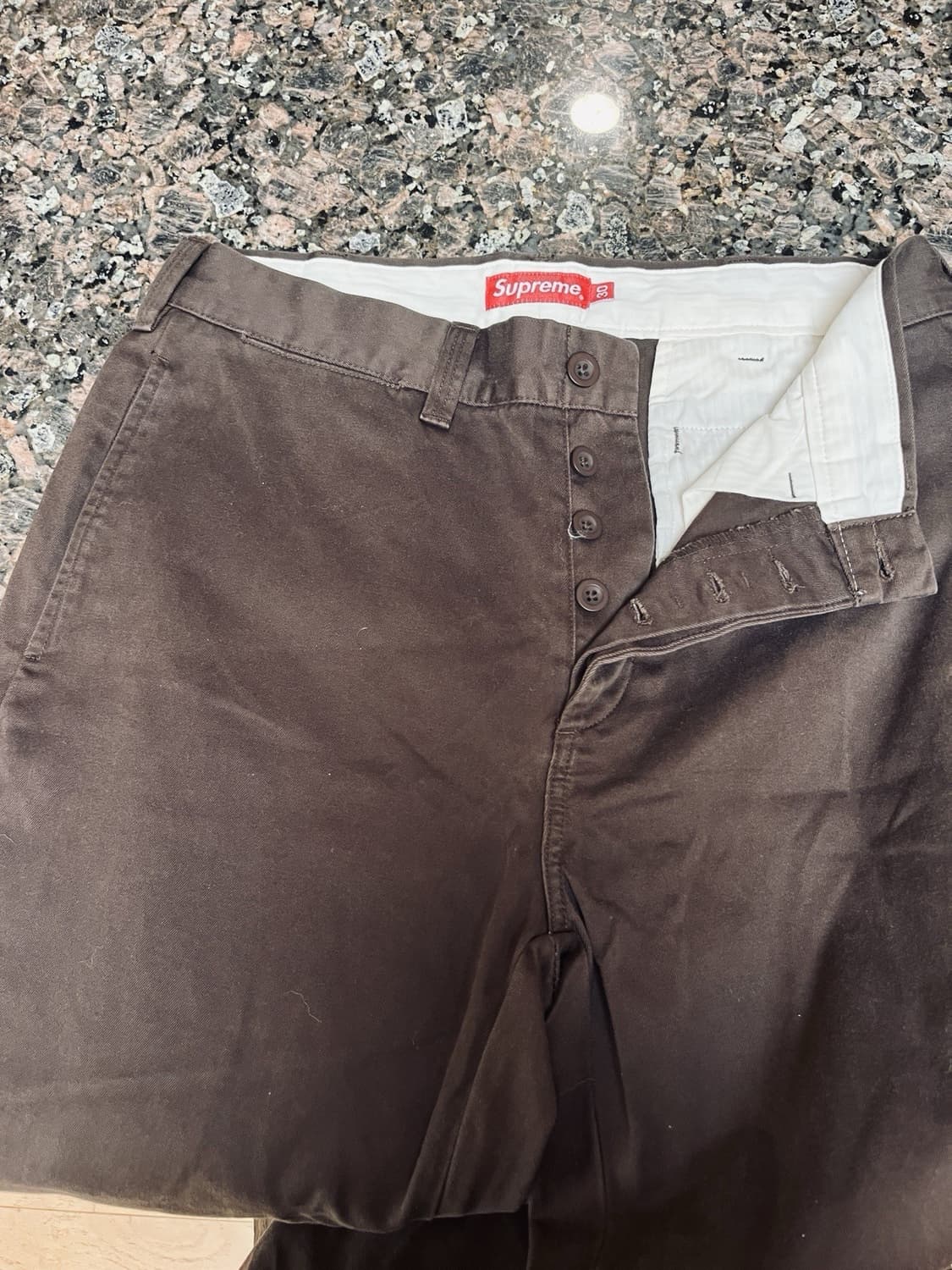 22FW 슈프림 핀업 치노 팬츠 브라운 상품이미지3