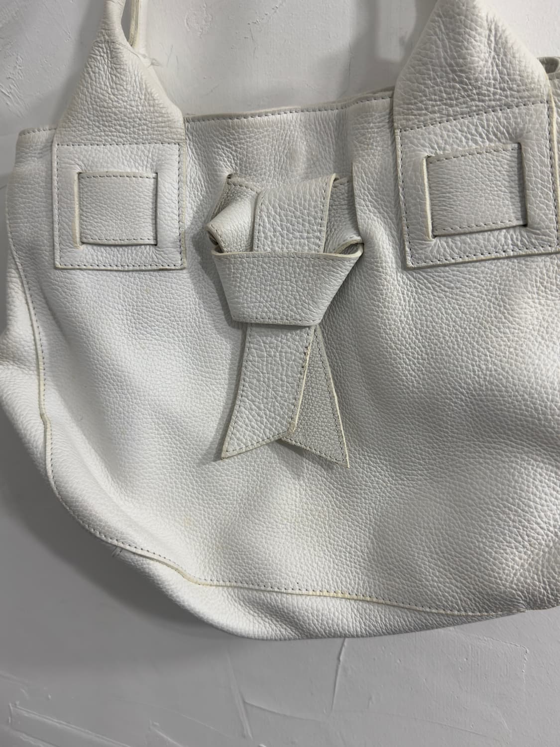 maxima white leather bag 상품이미지2