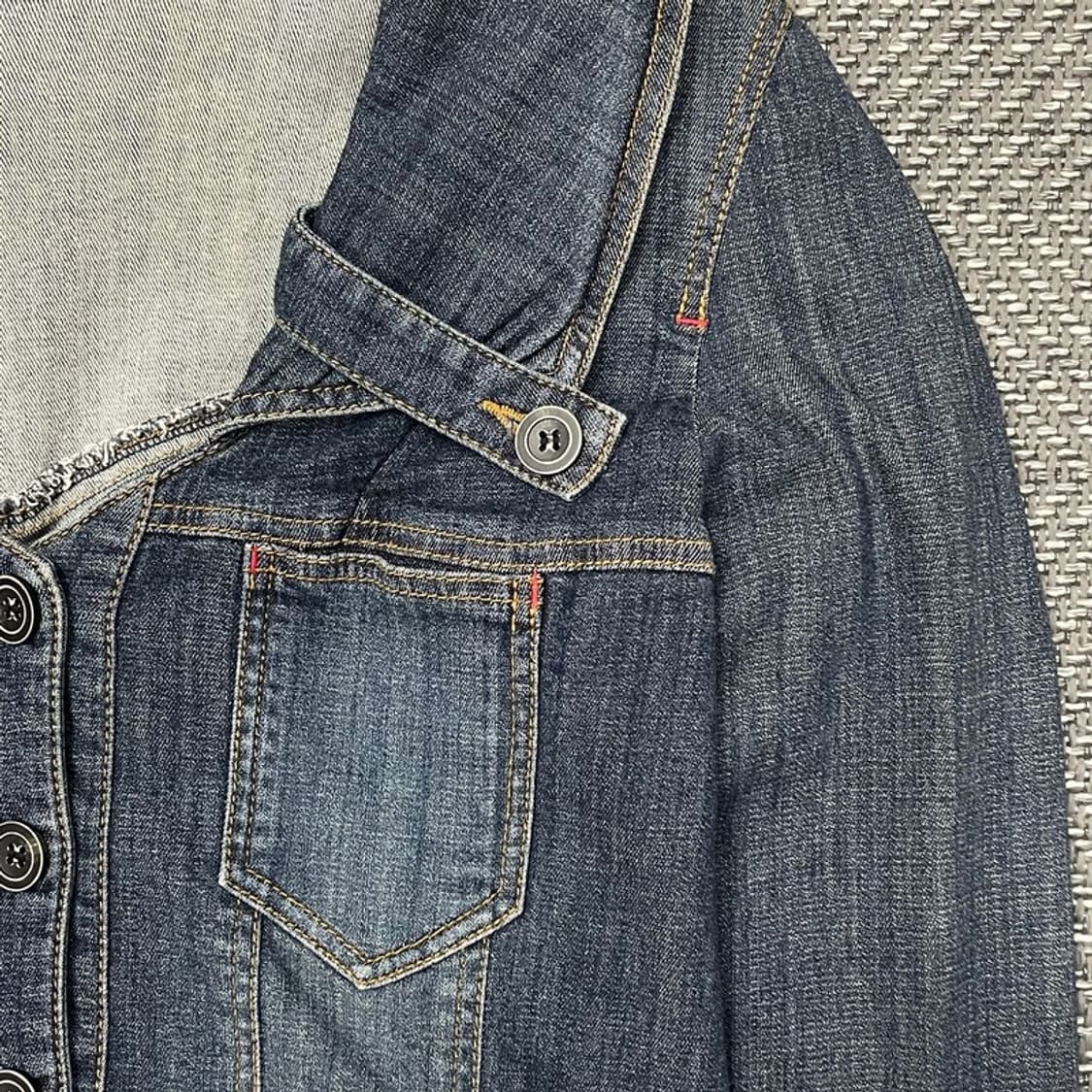 패스원 데님 투포켓 자켓 v0323  상품이미지4