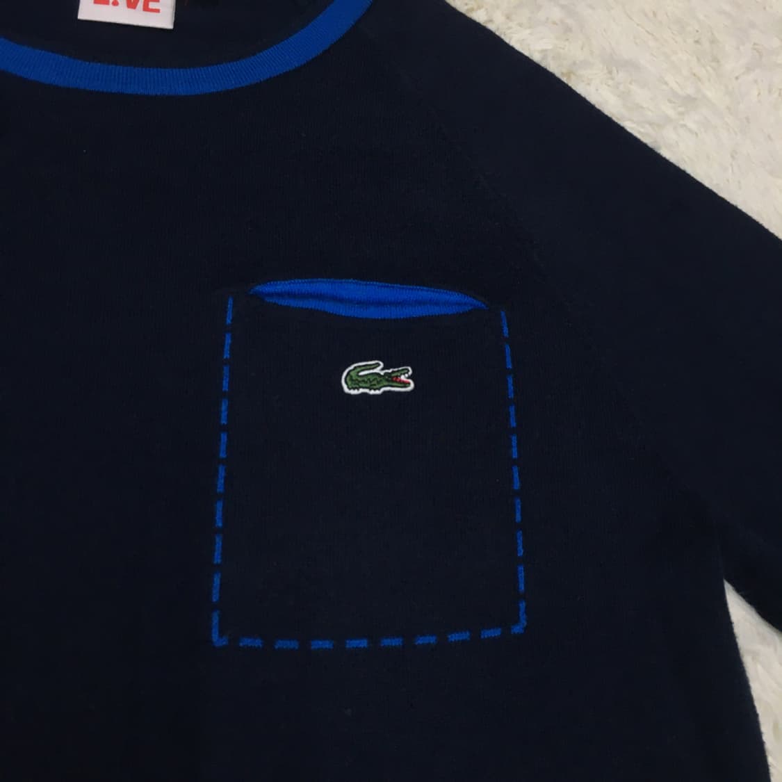 라코스테 스몰로고 라운드넥니트 BB12
 상품이미지3