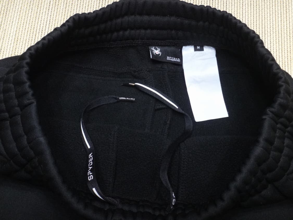 (M/85cm) 스파이더 에센셜 트레이닝 기모 팬츠 블랙 상품이미지7