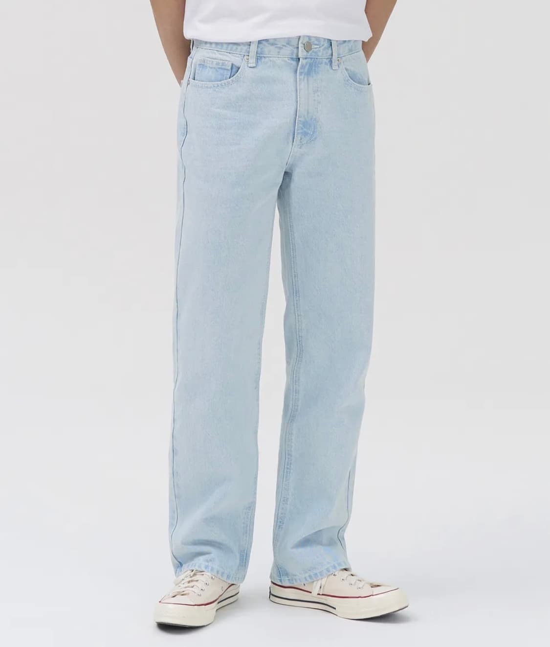 와이드 연청 팬츠 상품이미지1