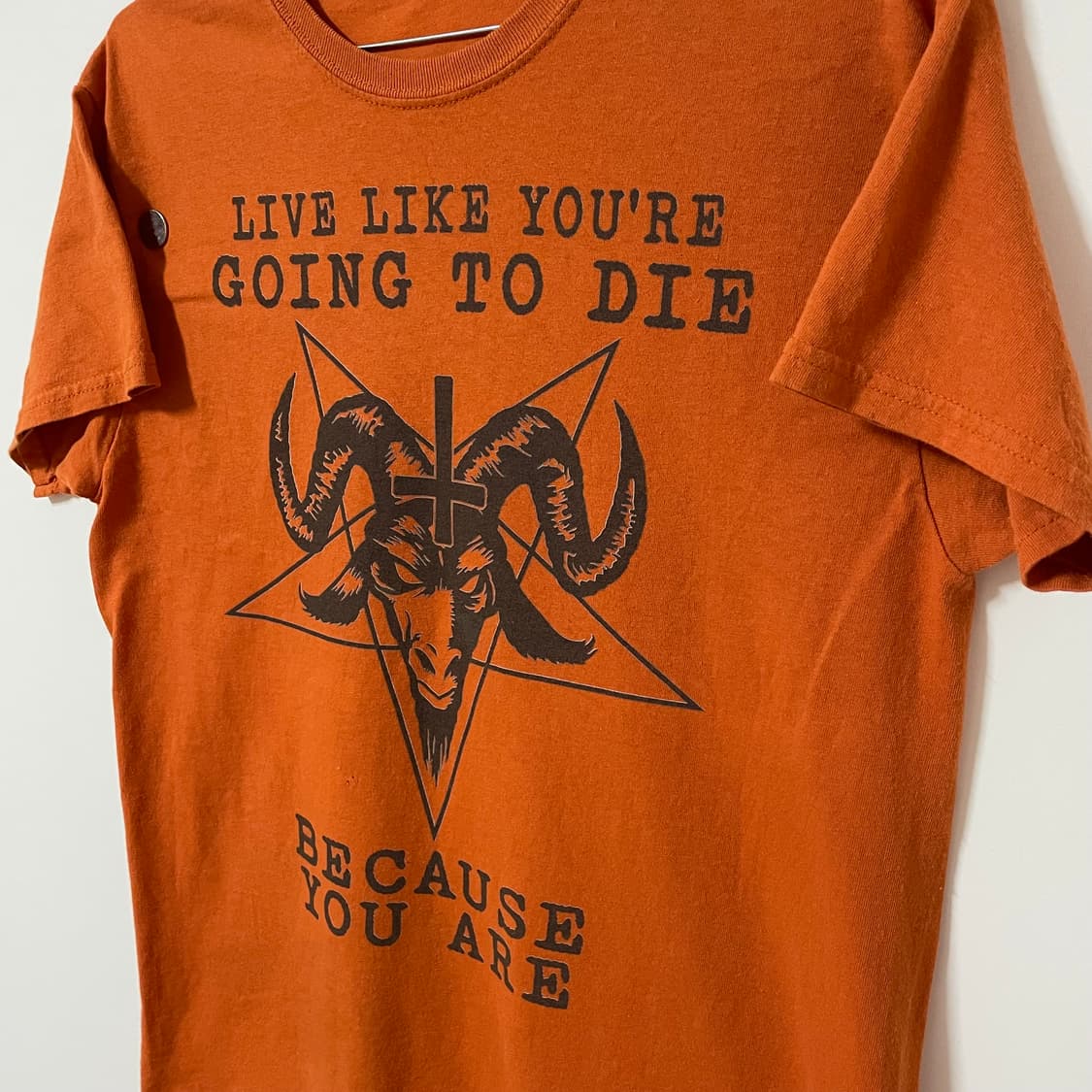 VINTAGE DEVIL ORANGE SHORT SLEEVE 상품이미지7