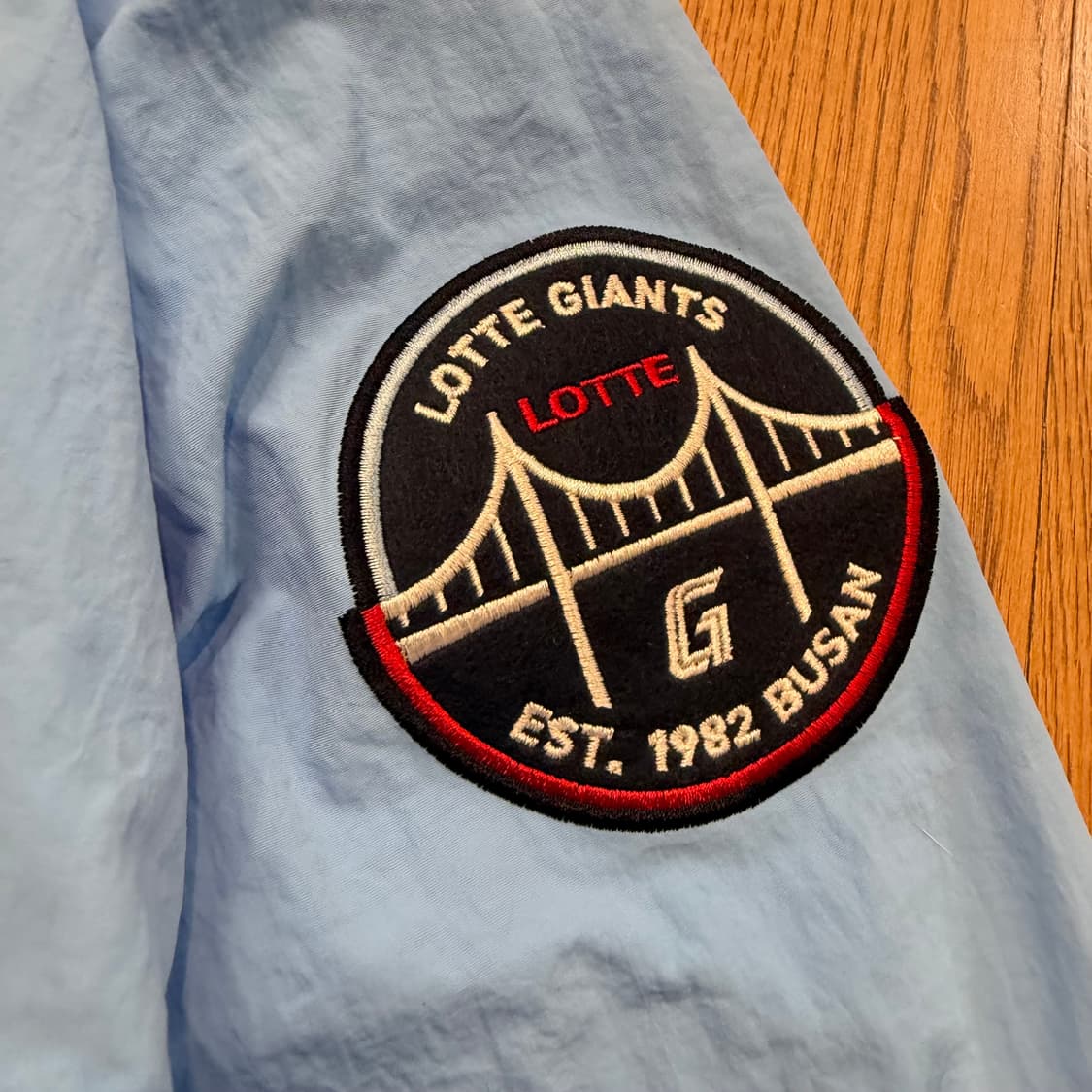 롯데 자이언츠 유니폼 바다 나일론 웜업  상품이미지3