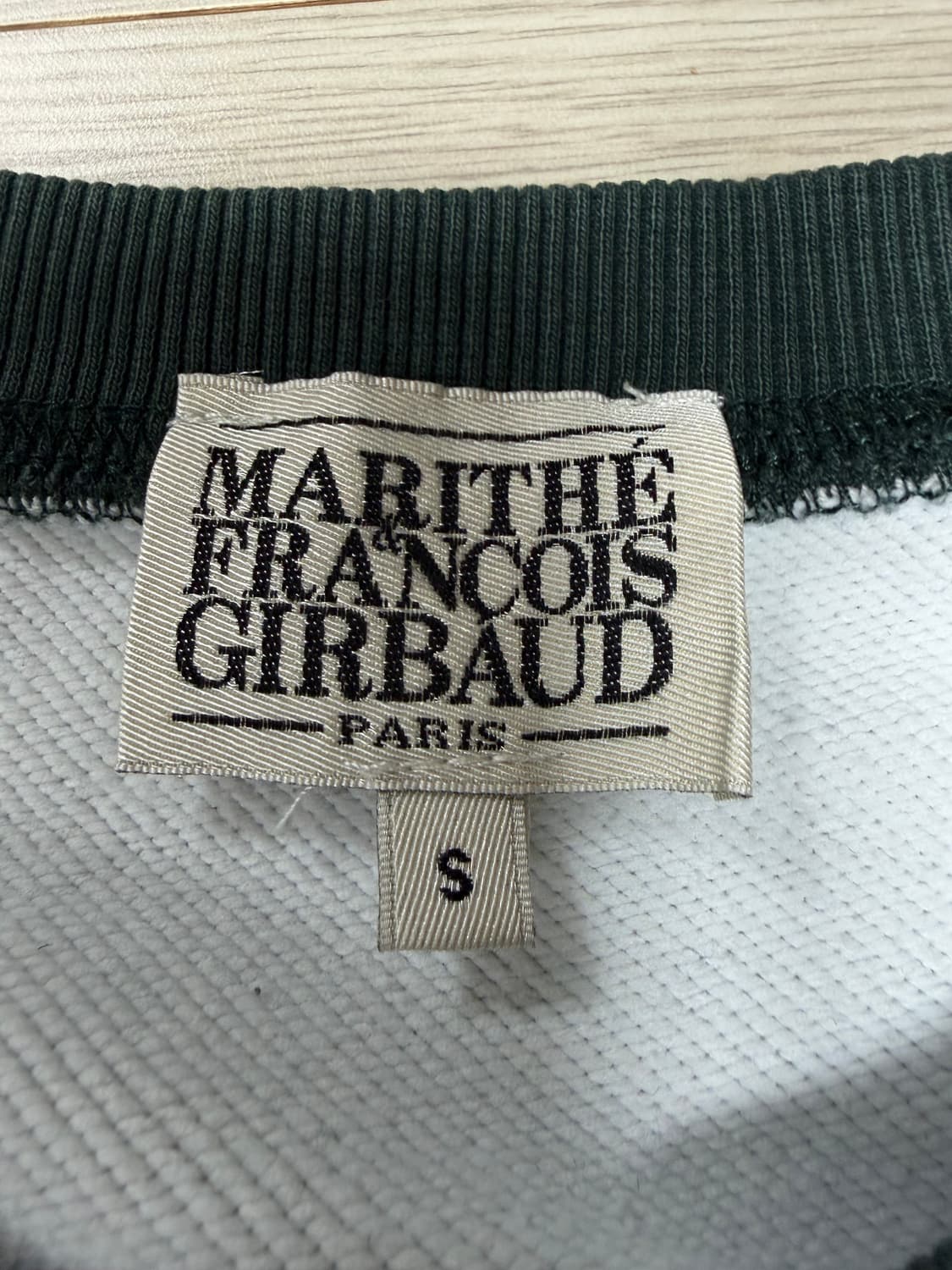 마리떼 배색 맨투맨 s 상품이미지3