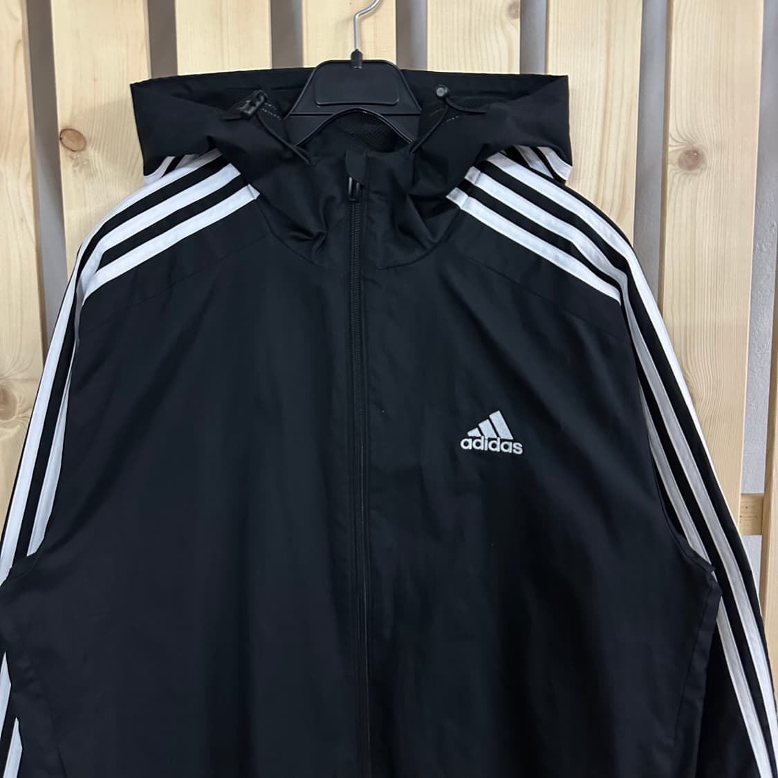 (XL) 아디다스 블랙 바람막이 자켓 상품이미지3