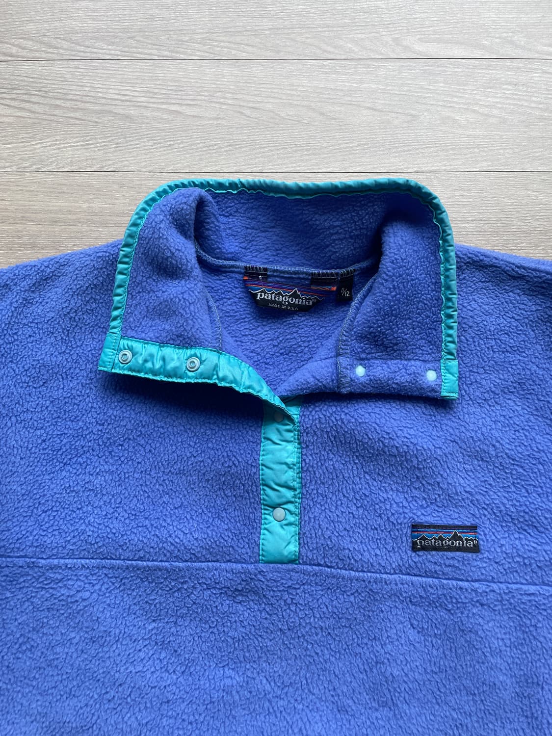 80s 파타고니아 신칠라 라벤더 블루 patagonia 빈티지 상품이미지4