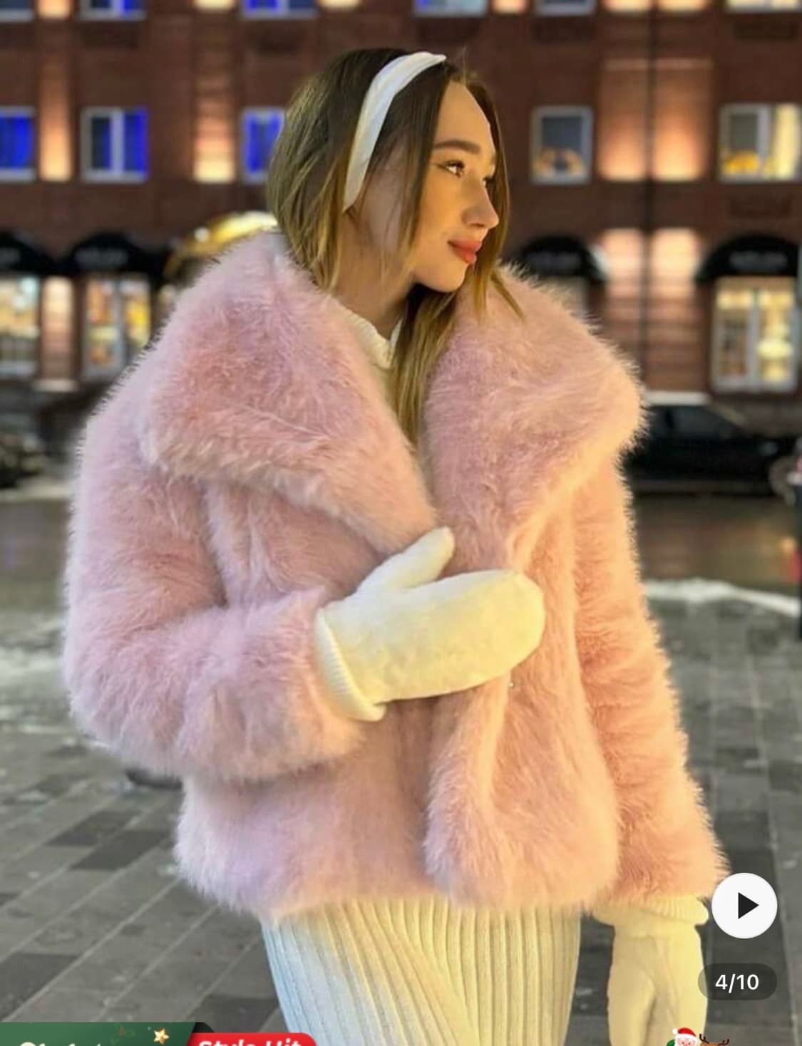 핑크퍼자켓 상품이미지4