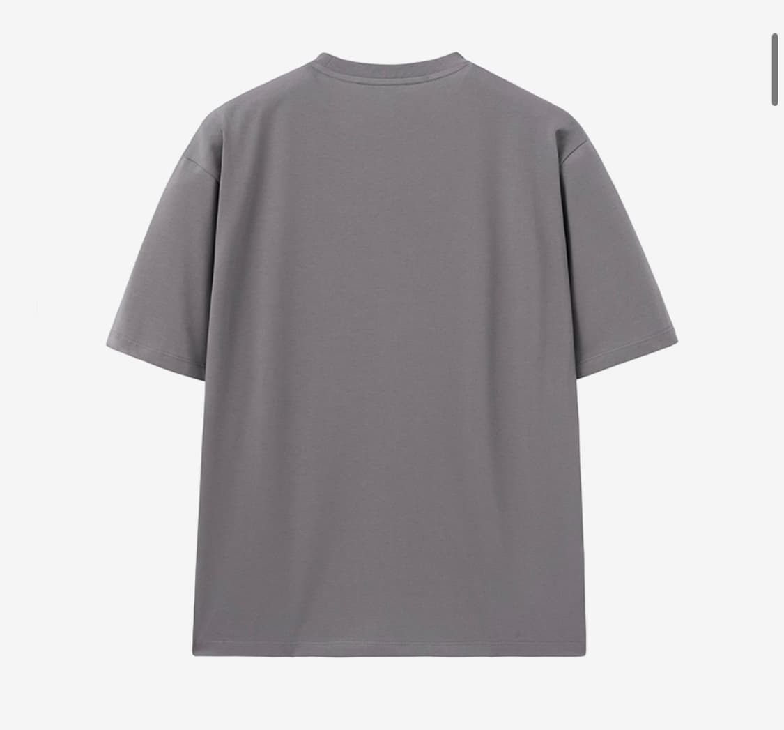 인사일런스 수피마 코튼 프리미엄 티셔츠 GREY 상품이미지2