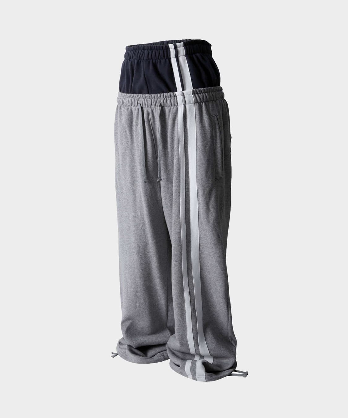 ROARINGRAD double waist sweat pants gray 상품이미지1