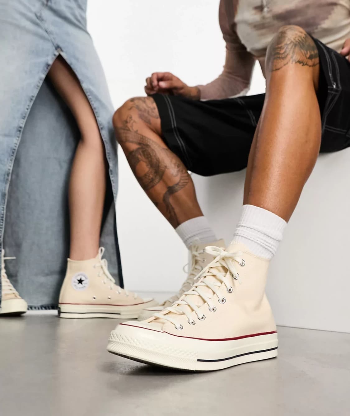 275 새제품) 컨버스 척 70 하이 파치먼트 162053C 남자 단화 상품이미지2