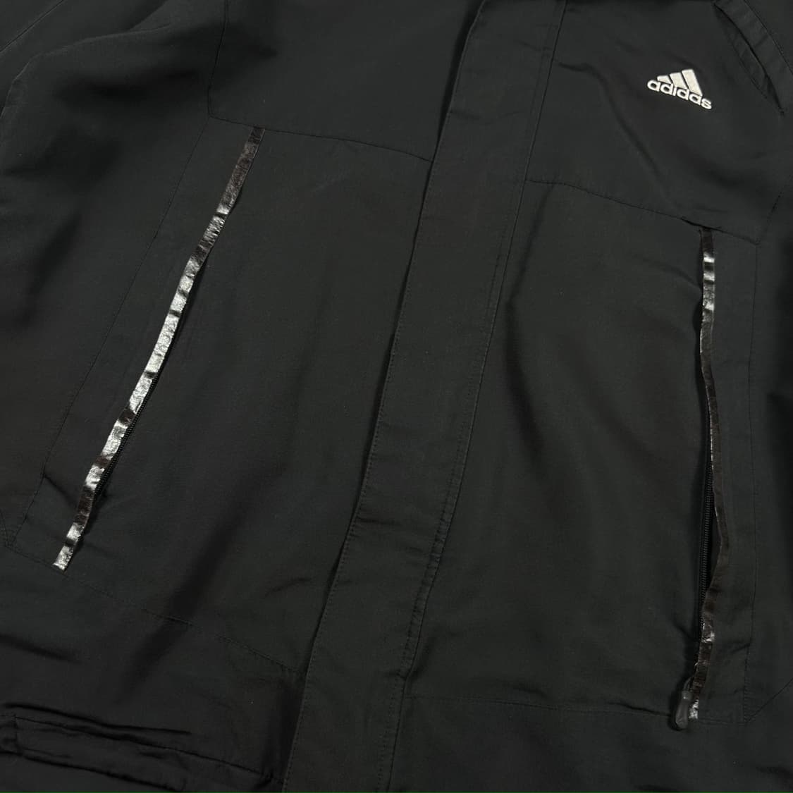 아디다스 박시 후디 바람막이 올블랙 XL 상품이미지5
