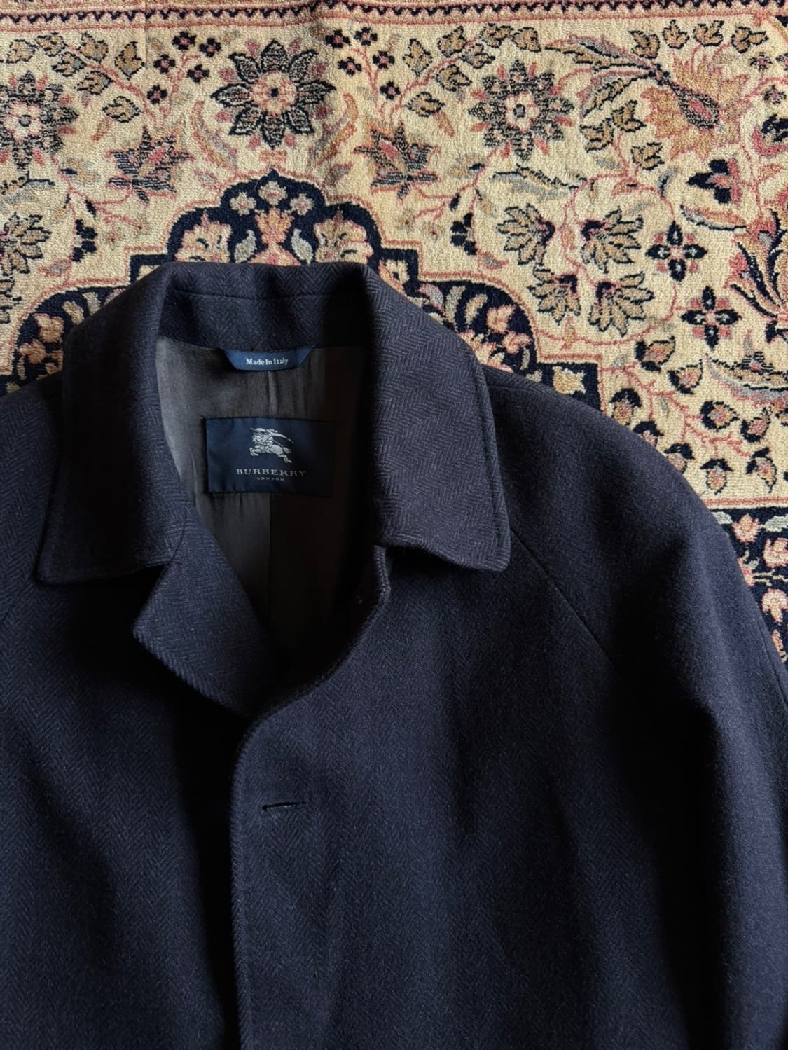 버버리 캐시미어 트위드 래글런 코트 105 상품이미지3