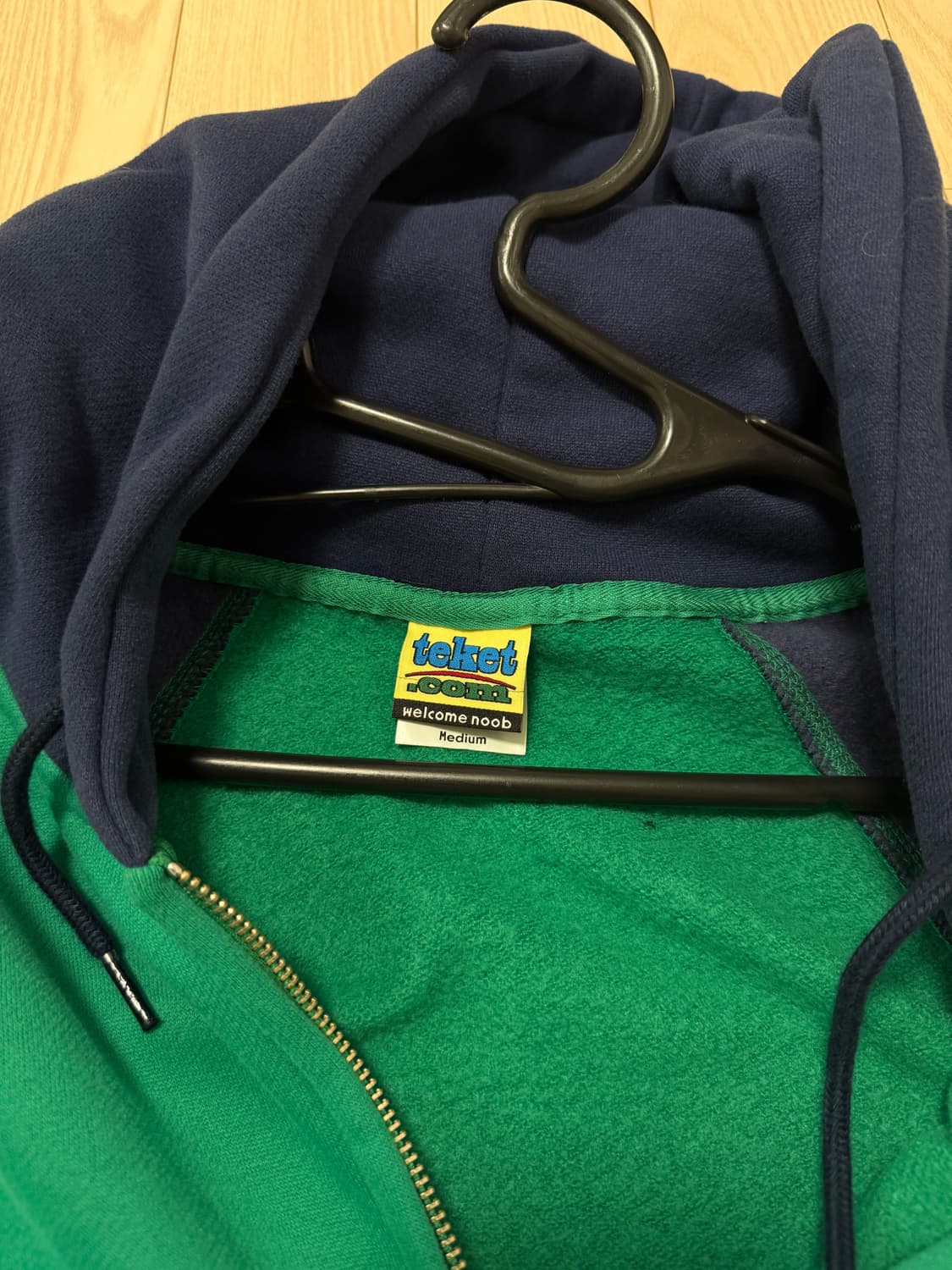 테켓 후드집업 그린 Holiday Zip-Up Hoodie Green 상품이미지5