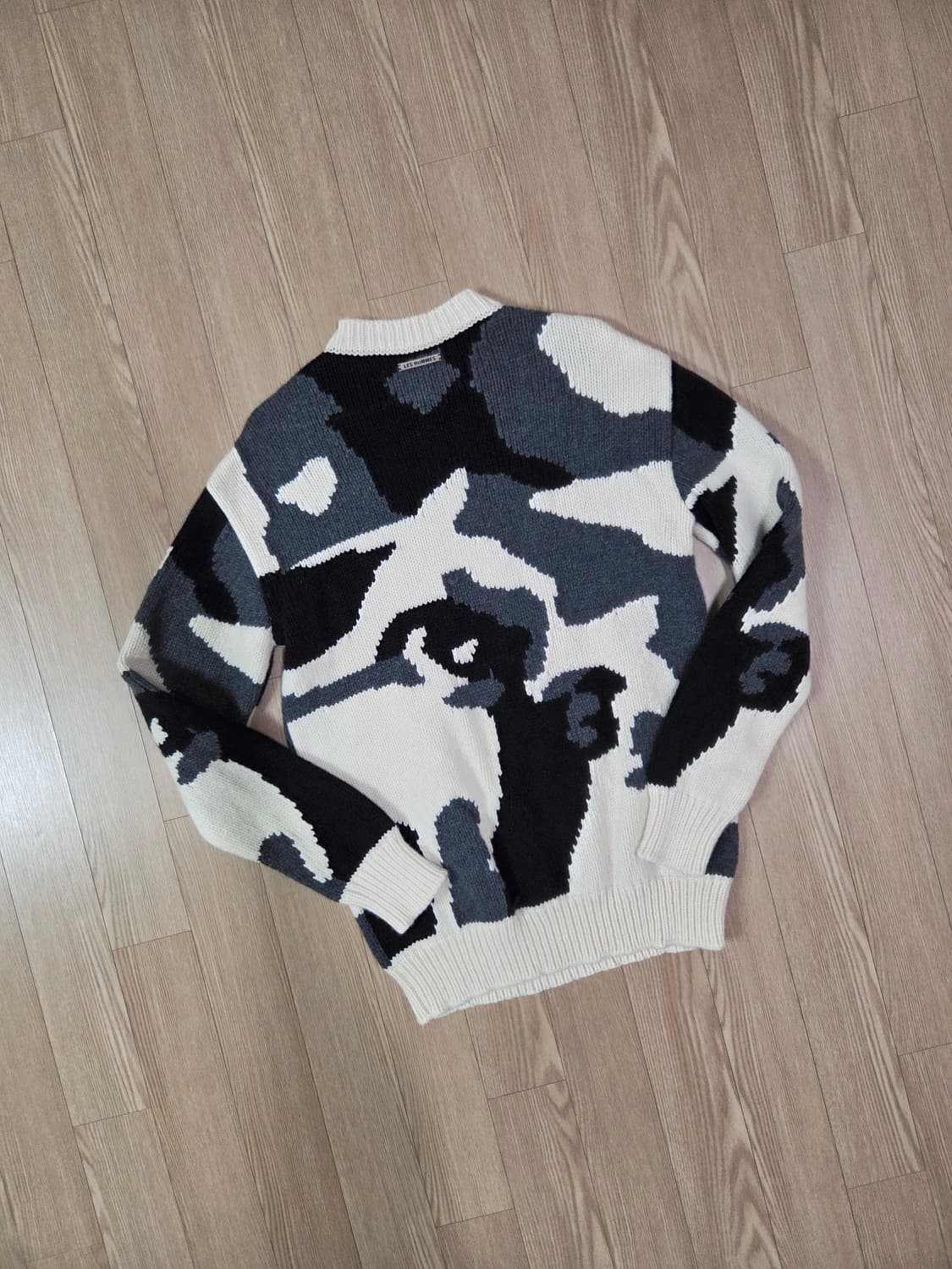 레스옴므 메이드 이태리 짜임 라운드 니트 상품이미지5