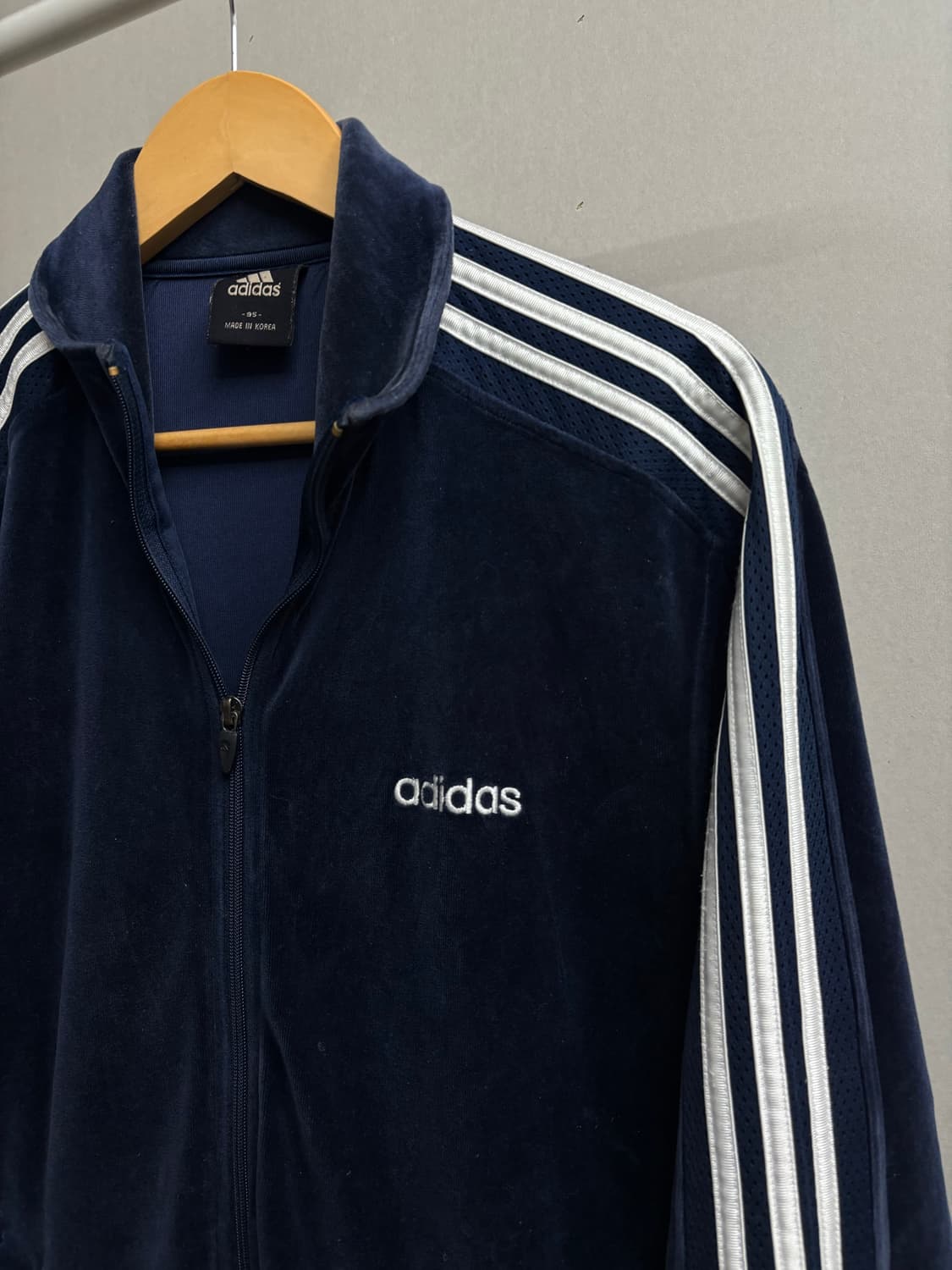 00s 아디다스 벨벳 네이비 져지 상품이미지1