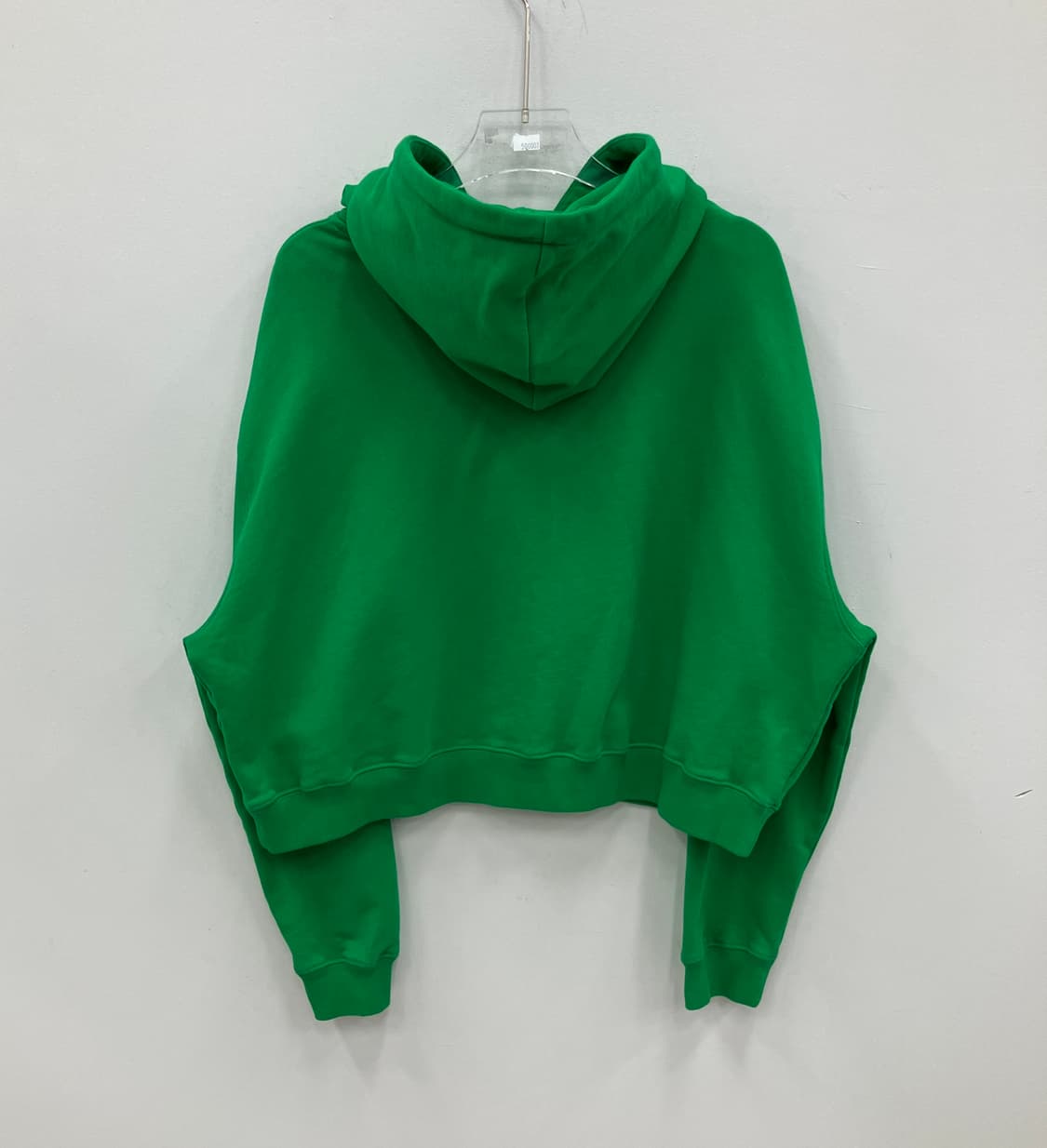 MSGM 그린 로고 크롭 후드티 M 상품이미지2