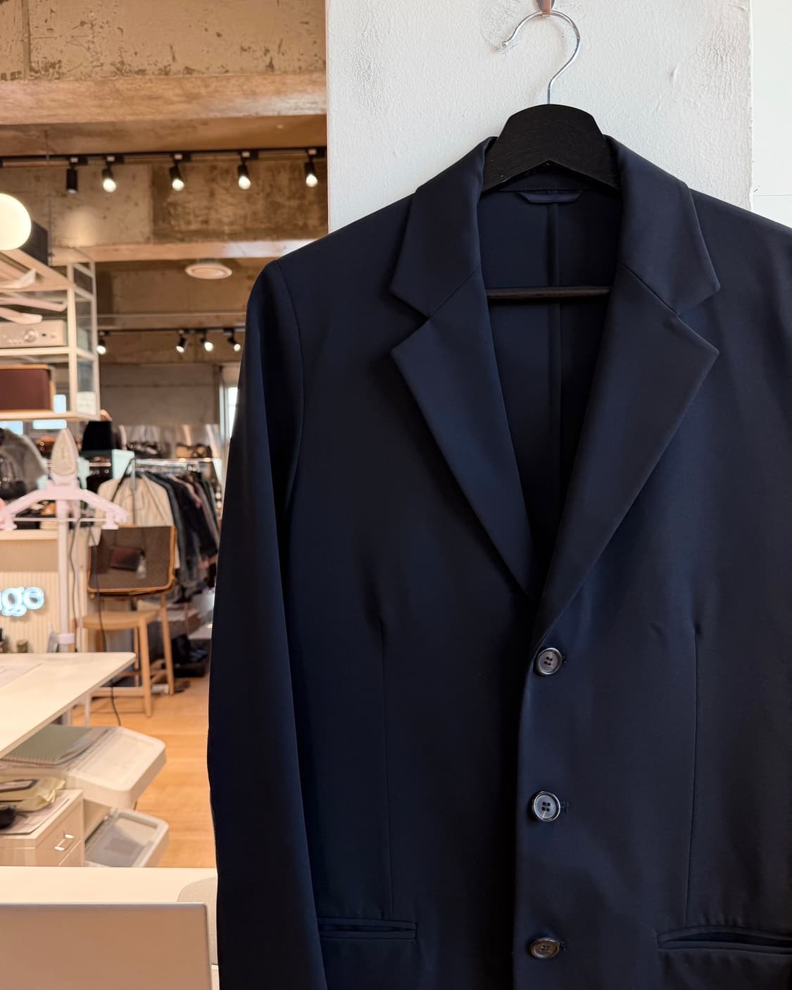 프라다 딥네이비 암패치 3b 블레이저 자켓  상품이미지4