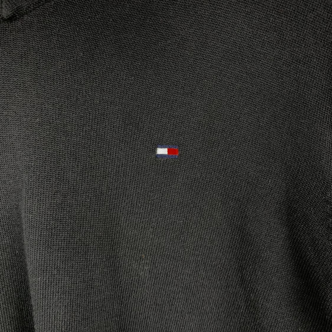타미힐피거 블랙 라운드 니트 상품이미지3