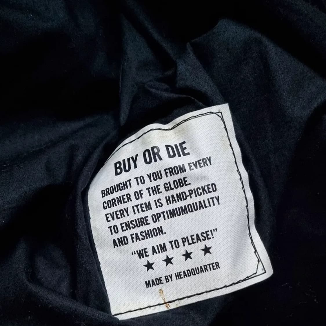 jpn 90s Head Quarter A-2 플라이트 자켓 블랙 42sz 상품이미지8