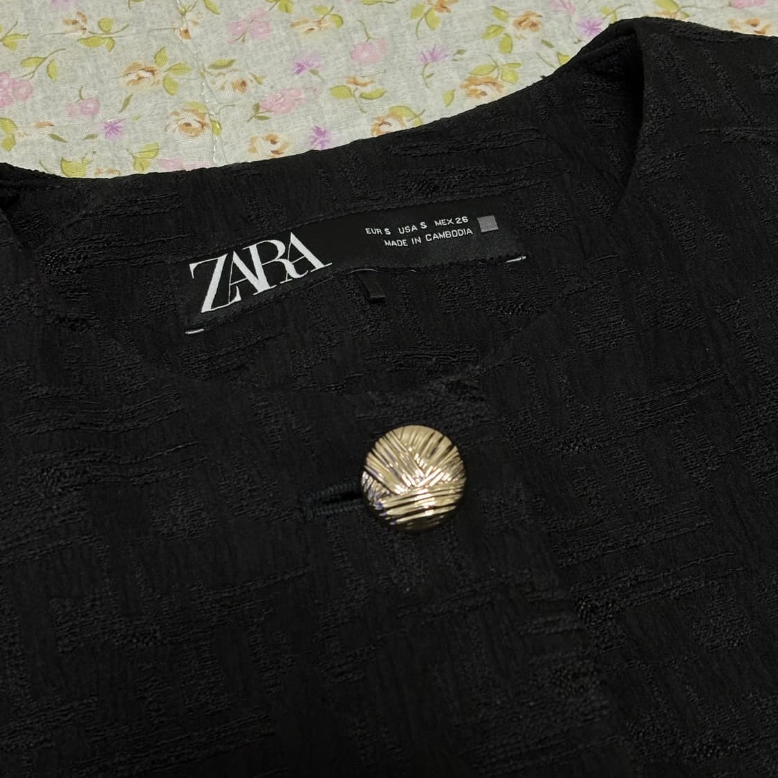 zara 자라 쇼트 자카드 블레이저 (새상품) 상품이미지3