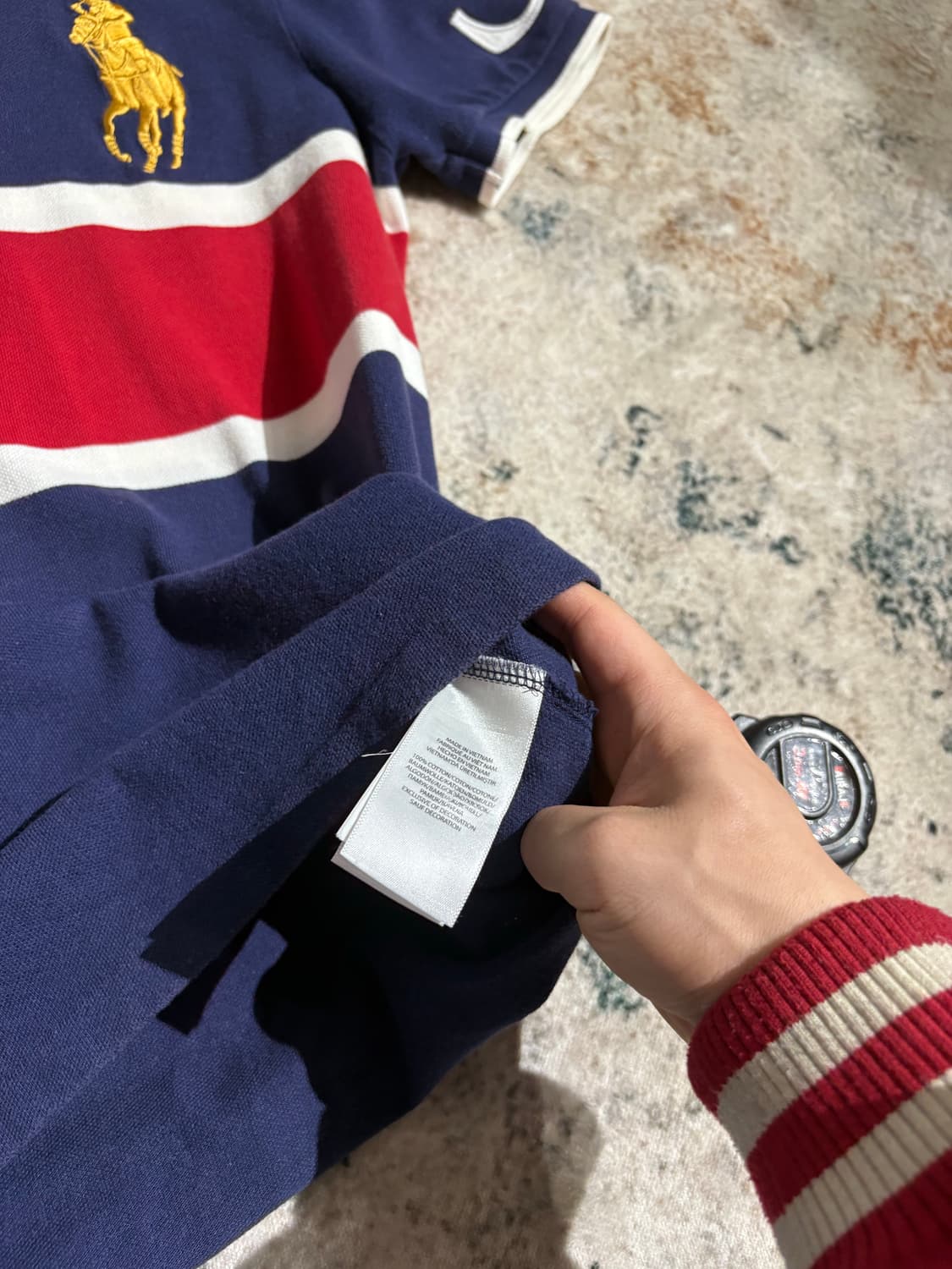 폴로 빅포니3 치프키프 금장 카라반팔티셔츠 상품이미지6