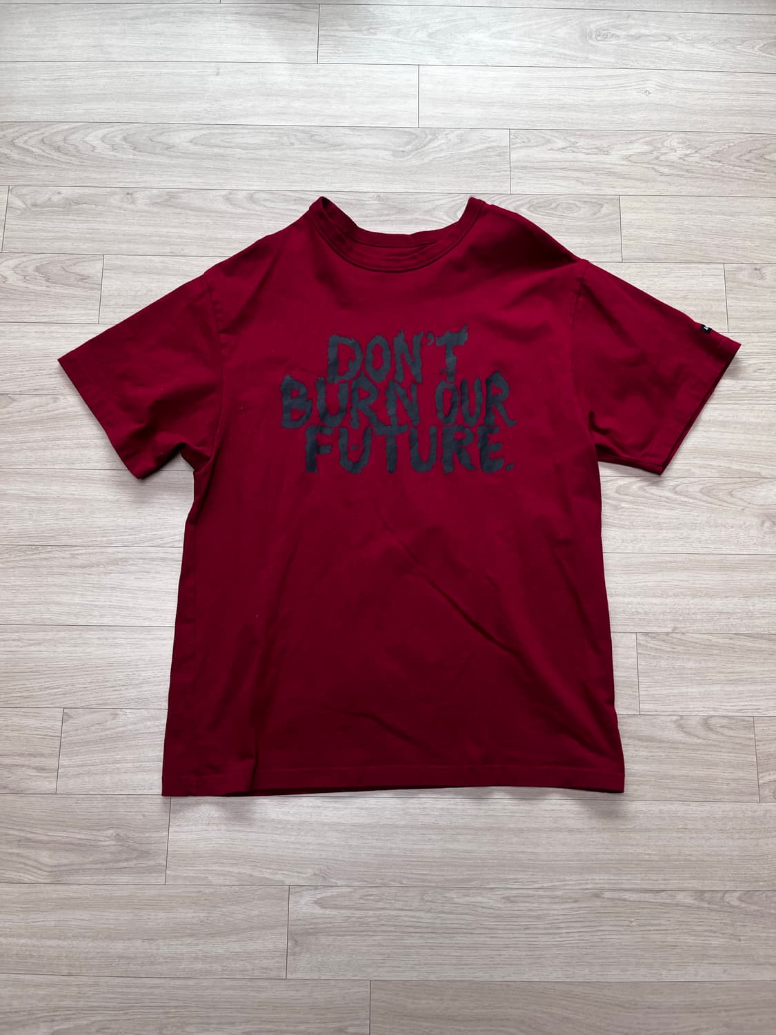 아조바이아조 [PBA] DBOF Logo T-Shirt [BURGUNDY 상품이미지1