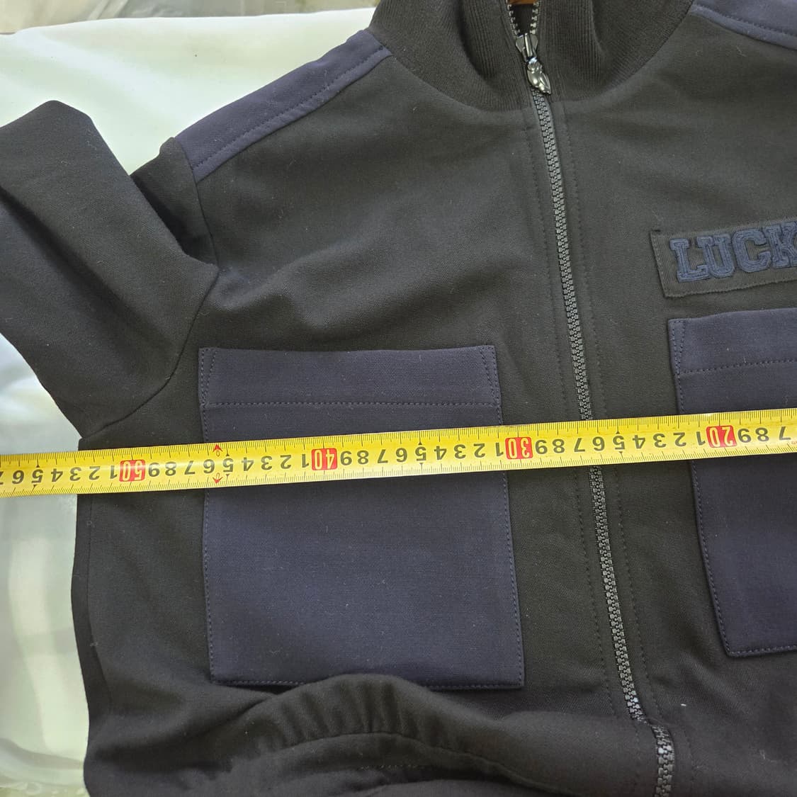 [LUCKY CHOUETTE] 럭키슈에뜨 블랙 점프수트 집업 올인원 36 상품이미지7