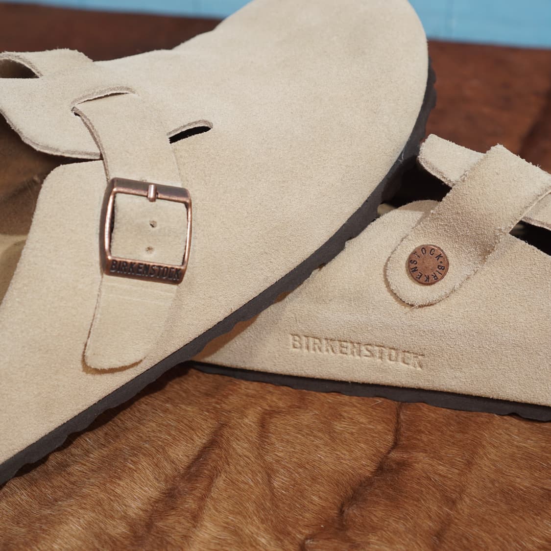 버켄스탁 보스턴 스웨이드 슬리퍼 상품이미지5