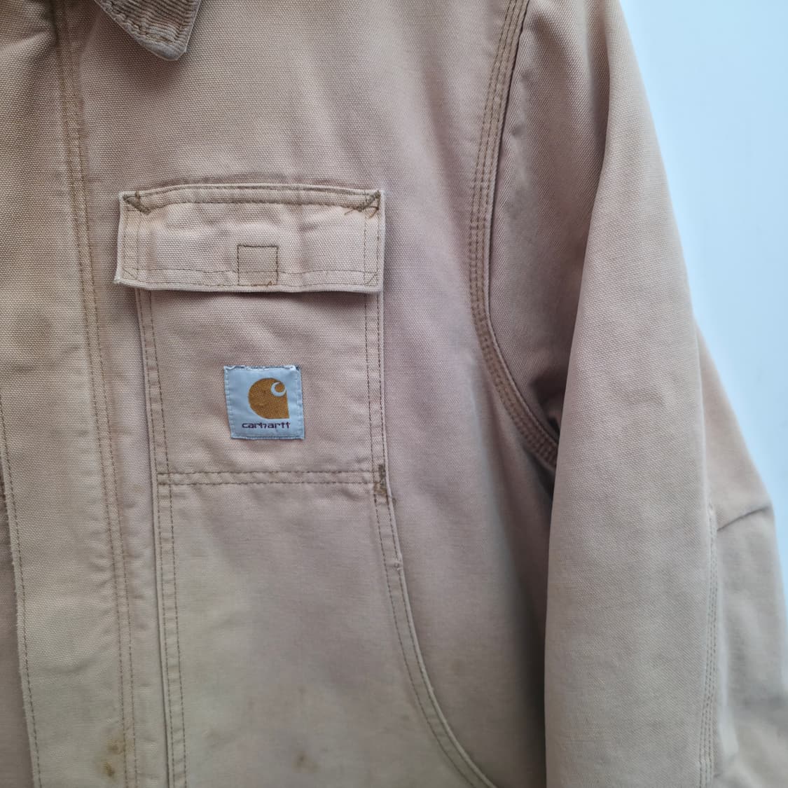 [L] 칼하트 브라운 워크 자켓 상품이미지4
