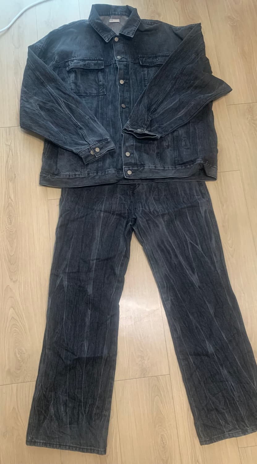 에즈카톤 마블 데님 사이즈 XL 새상품급 판매 합니다 셋업 세트 상품이미지7