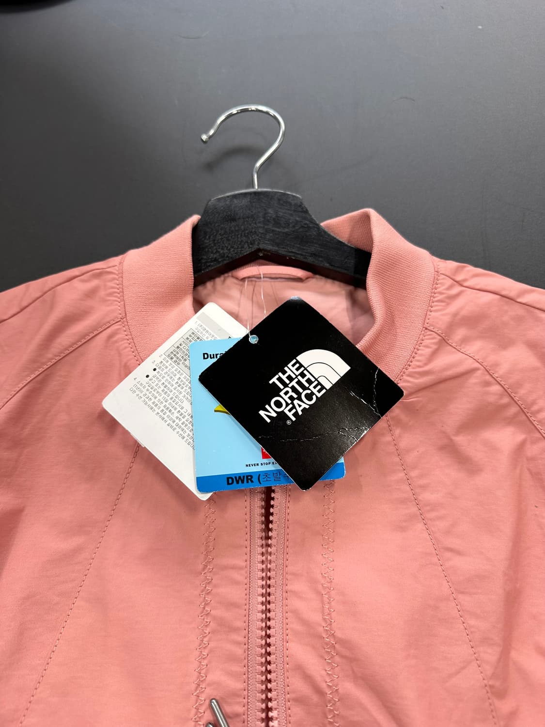 노스페이스 뮤트핑크 방수 블루종 자켓 데드스탁 상품이미지5