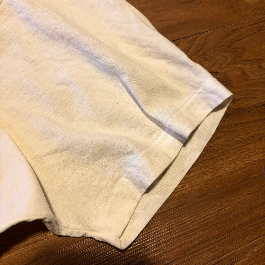 80s fruit of the loom applique 싱글스티치 티셔츠 상품이미지4