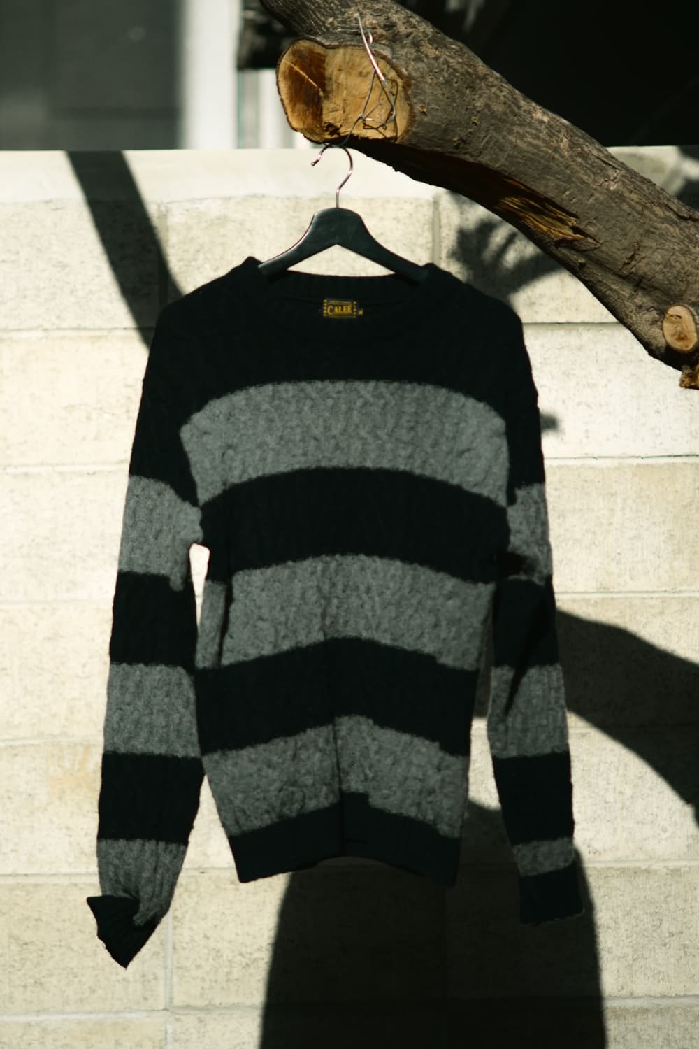 CALEE 스트라이프 니트 상품이미지1