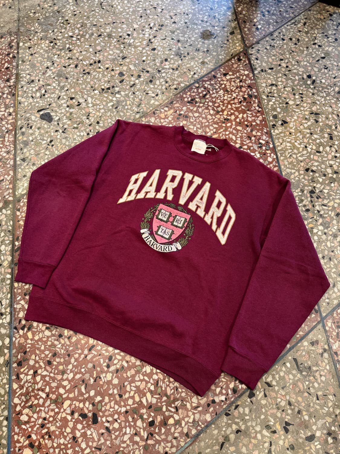 90s 하버드 버건디 스웻 (L) 상품이미지2