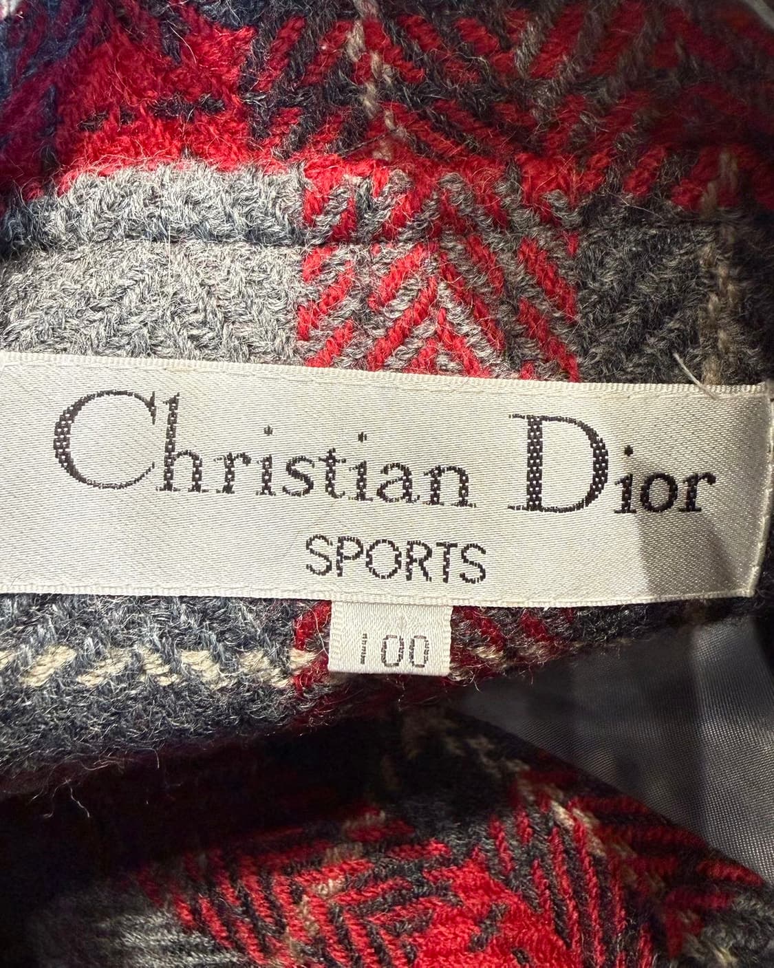 크리스찬 디올 스포츠 90s 타탄체크 카라넥 자켓  상품이미지8