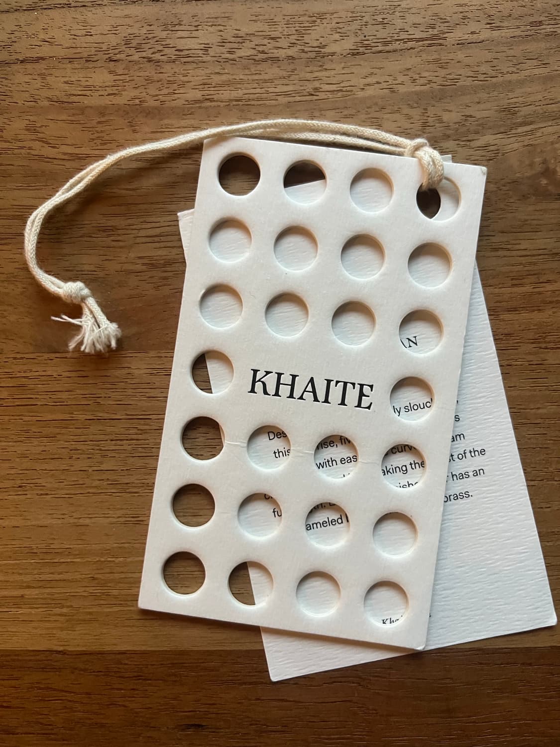 Khaite Jordan 아이보리 데님 상품이미지8