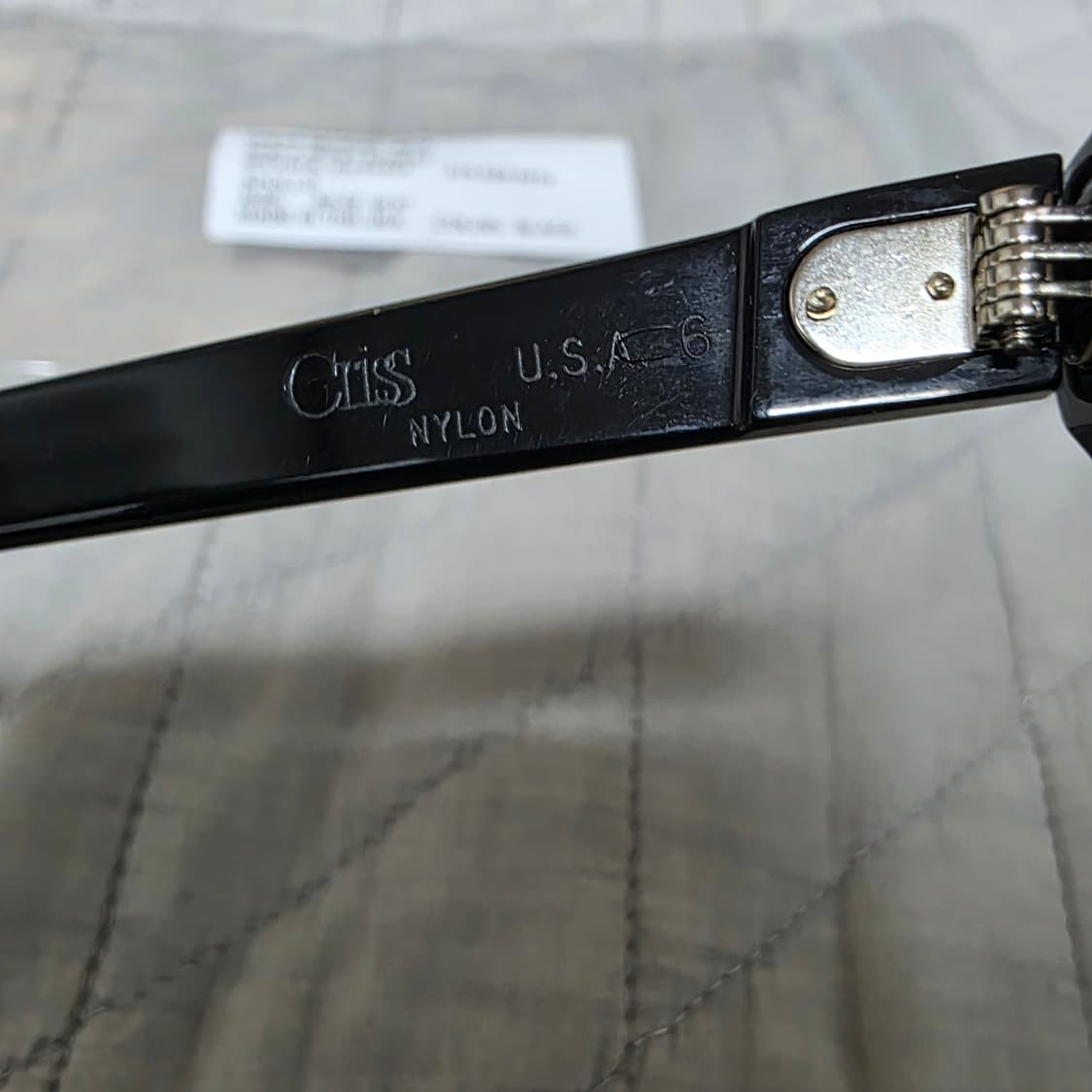 [50-22] 빈티지 크리스 옵티컬 아폴로 APOLLO 블랙 안경테 상품이미지6